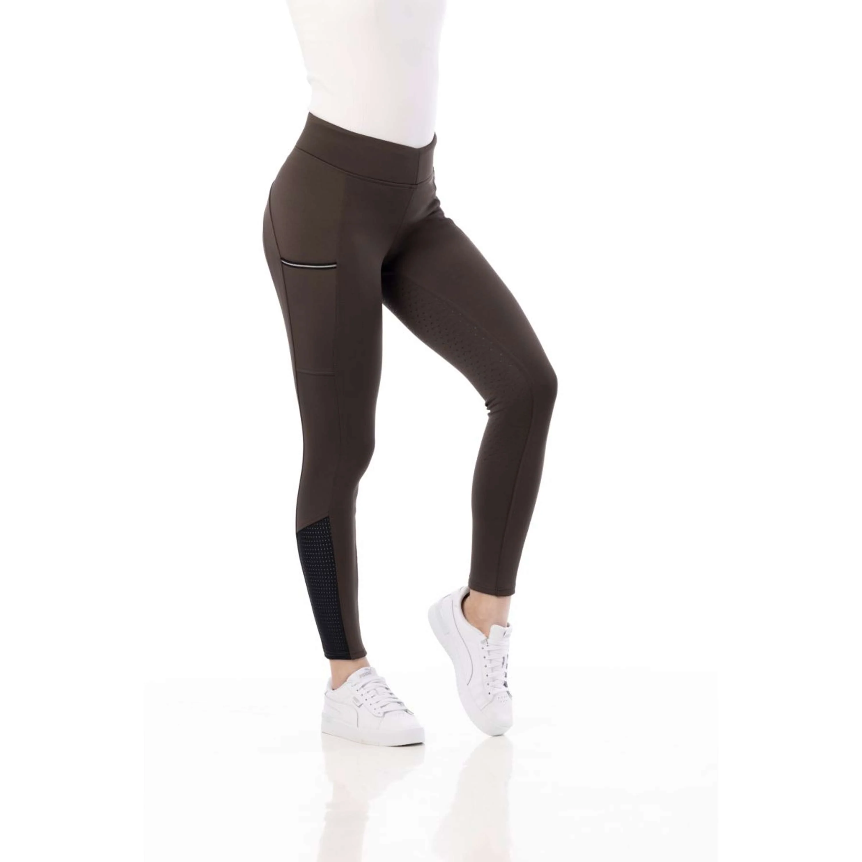 EQUITHÈME Legging d'Équitation Brigitte Châtaigne - Image 7