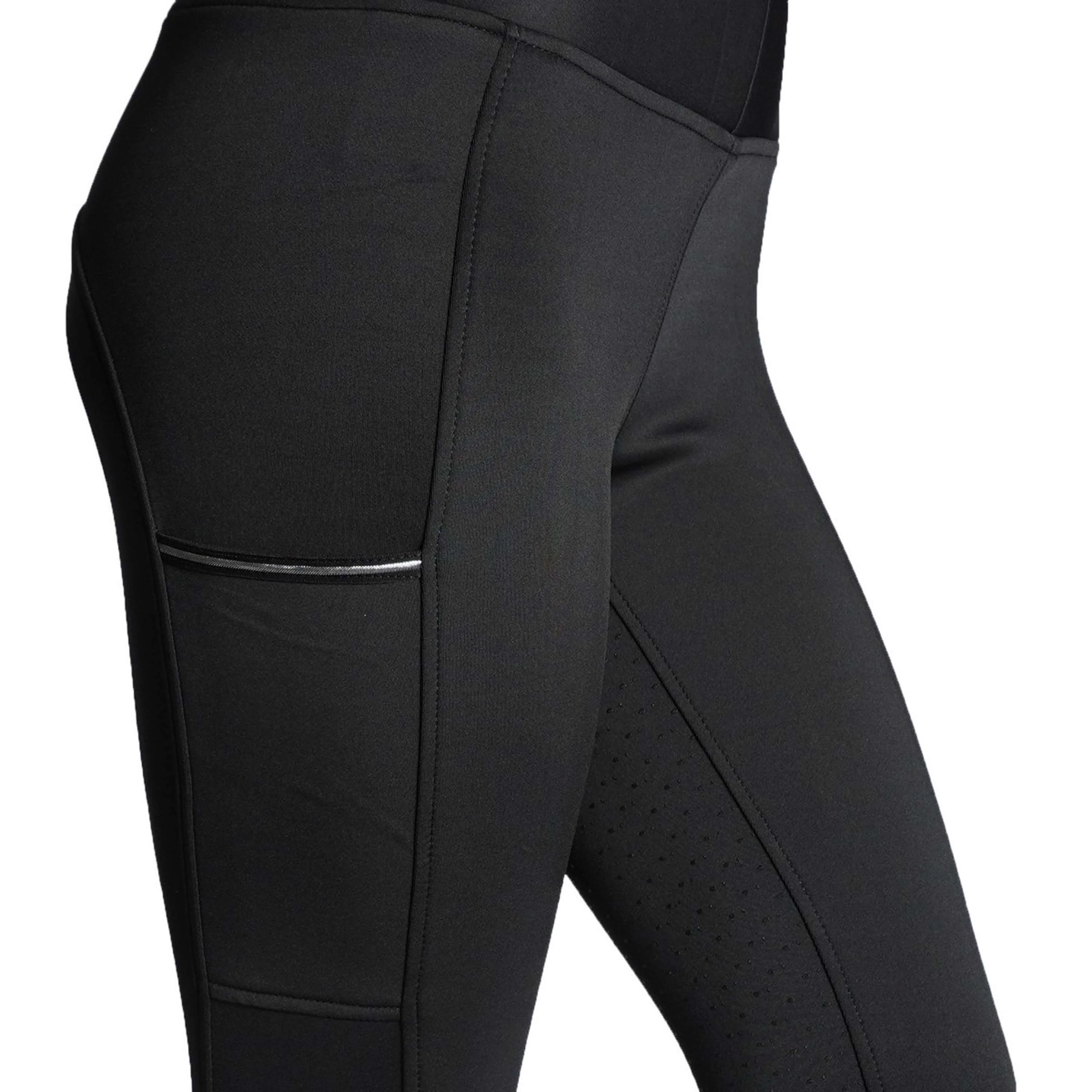 EQUITHÈME Legging d'Équitation Brigitte Noir - Image 2