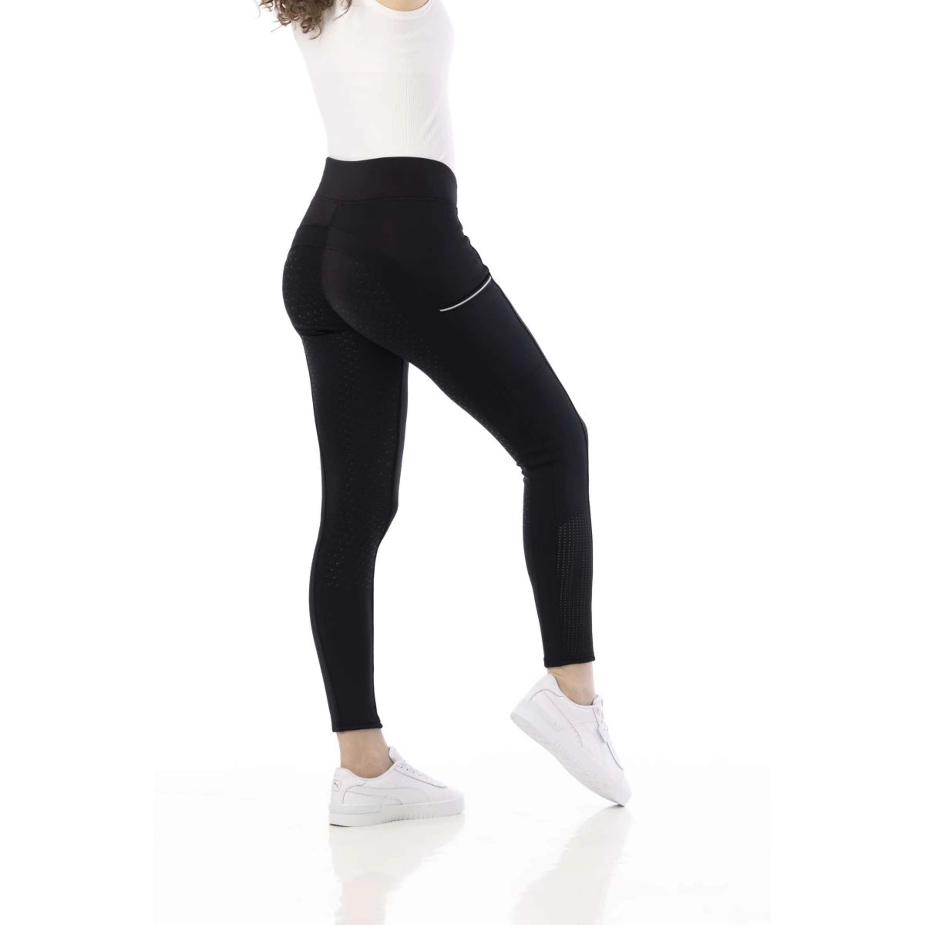 EQUITHÈME Legging d'Équitation Brigitte Noir - Image 7