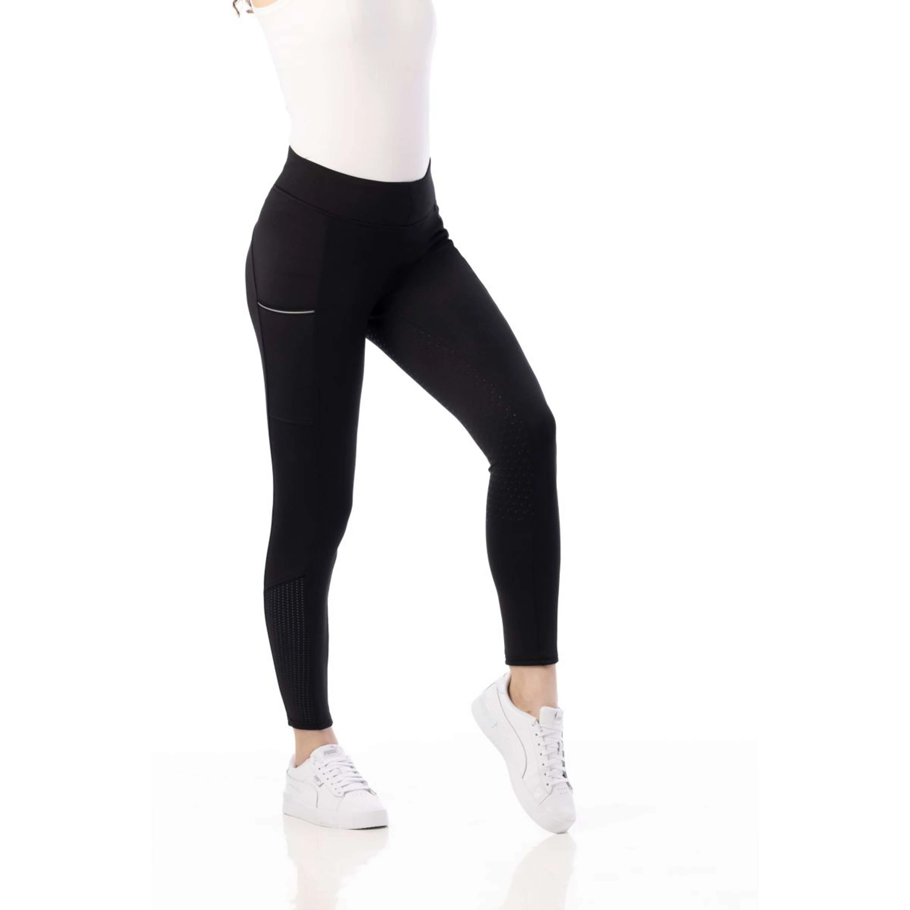EQUITHÈME Legging d'Équitation Brigitte Noir - Image 8