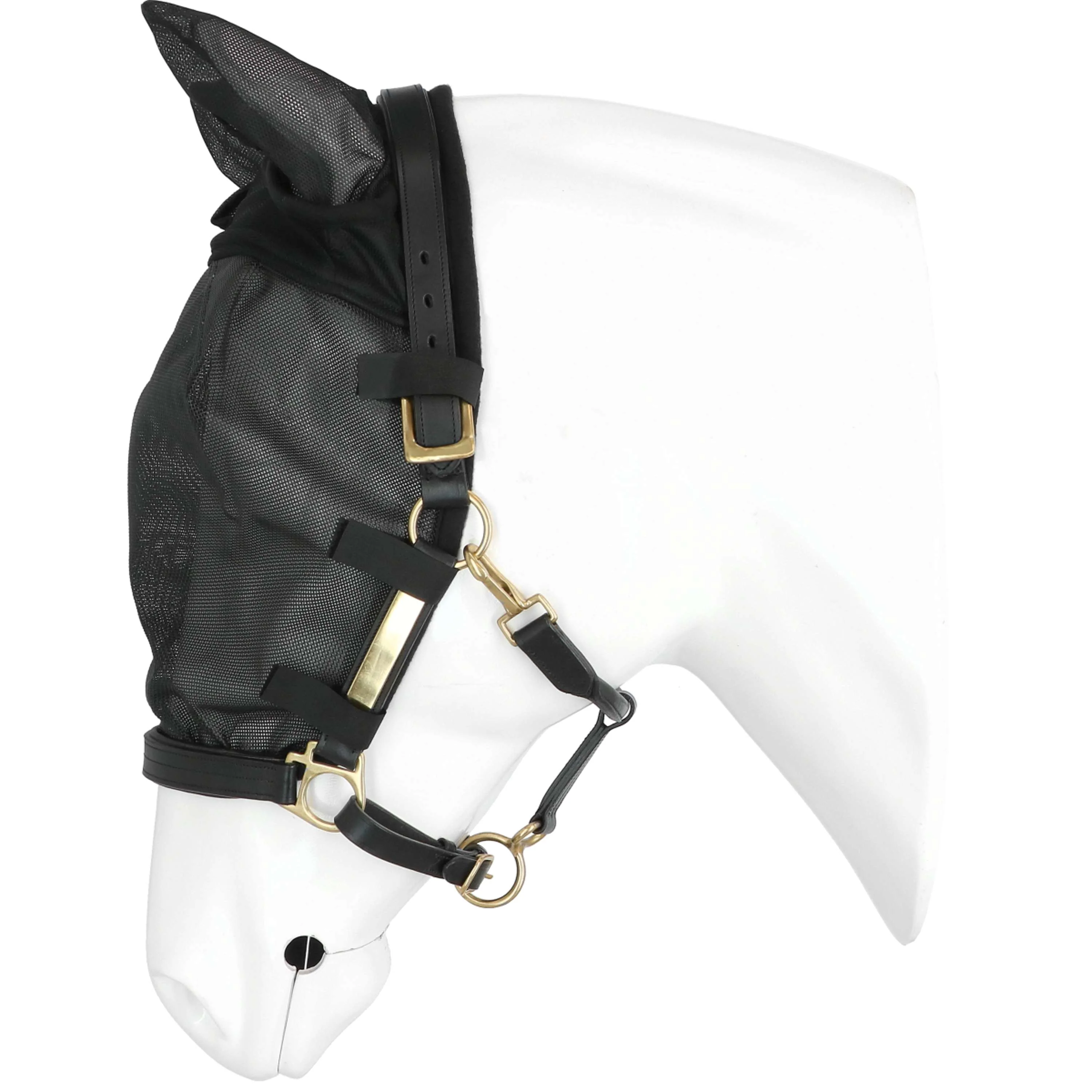 EQUITHÈME Licol Anti-Mouches avec Protection UV Noir - Image 3