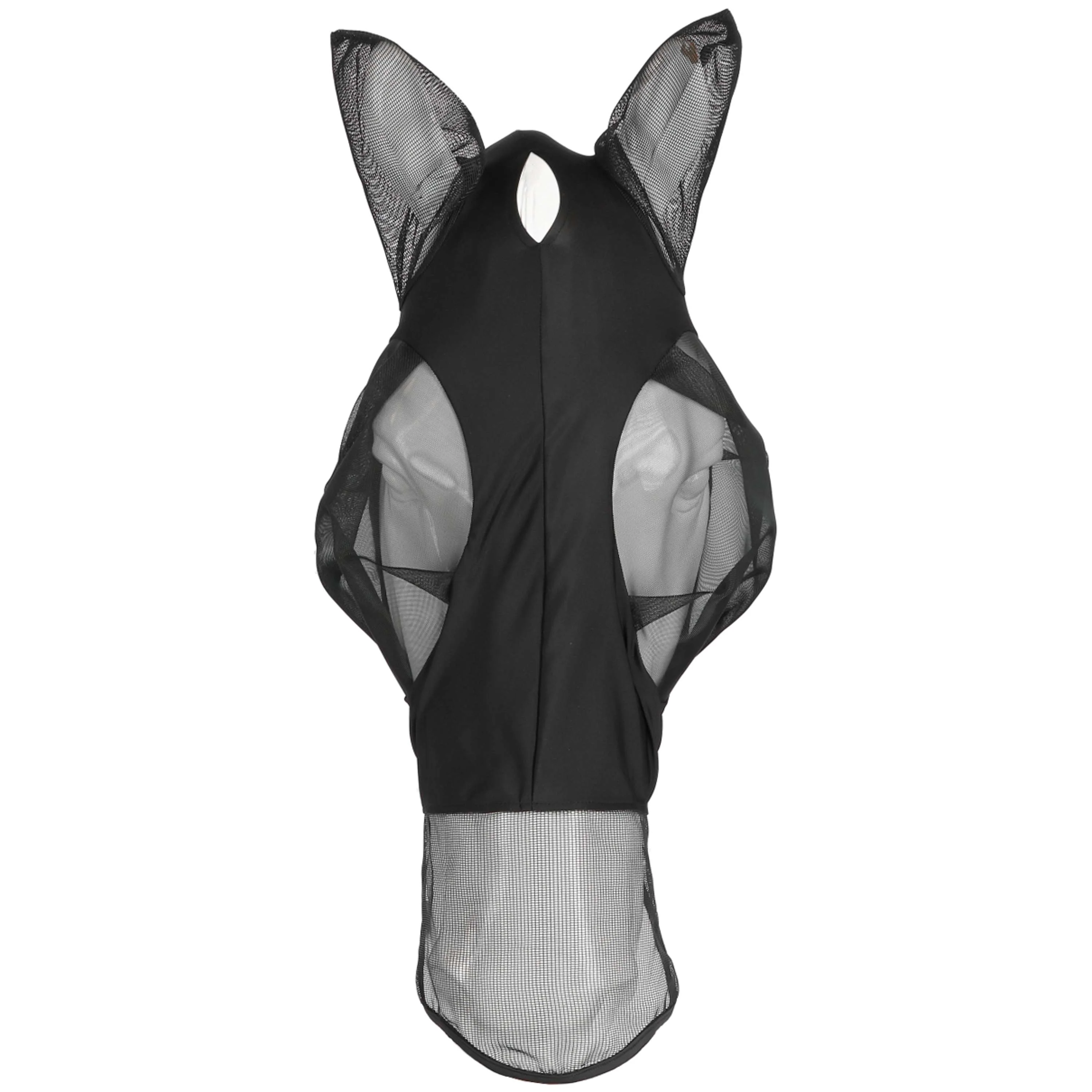 EQUITHÈME Masque Anti-Mouches Hood avec Protection UV Noir - Image 5