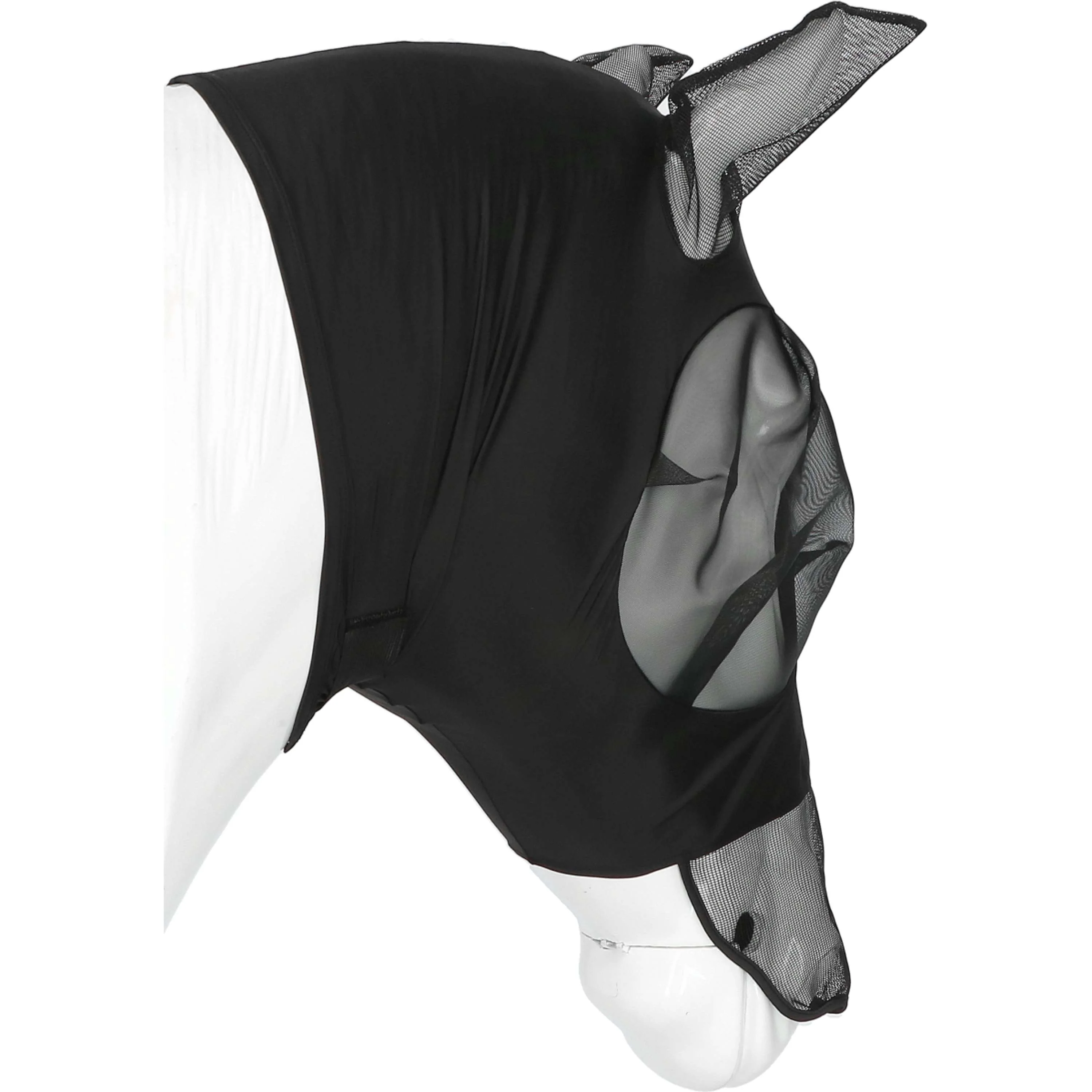 EQUITHÈME Masque Anti-Mouches Hood avec Protection UV Noir - Image 6