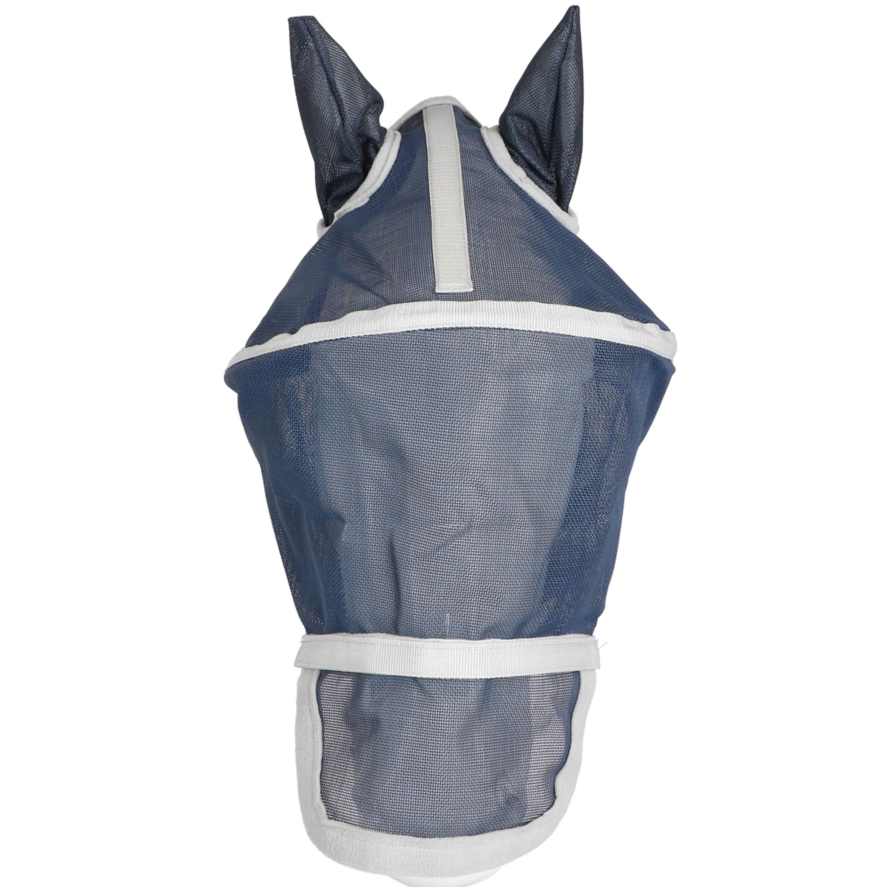 EQUITHÈME Masque Anti-Mouches Hoop avec Protection UV Marin - Image 5
