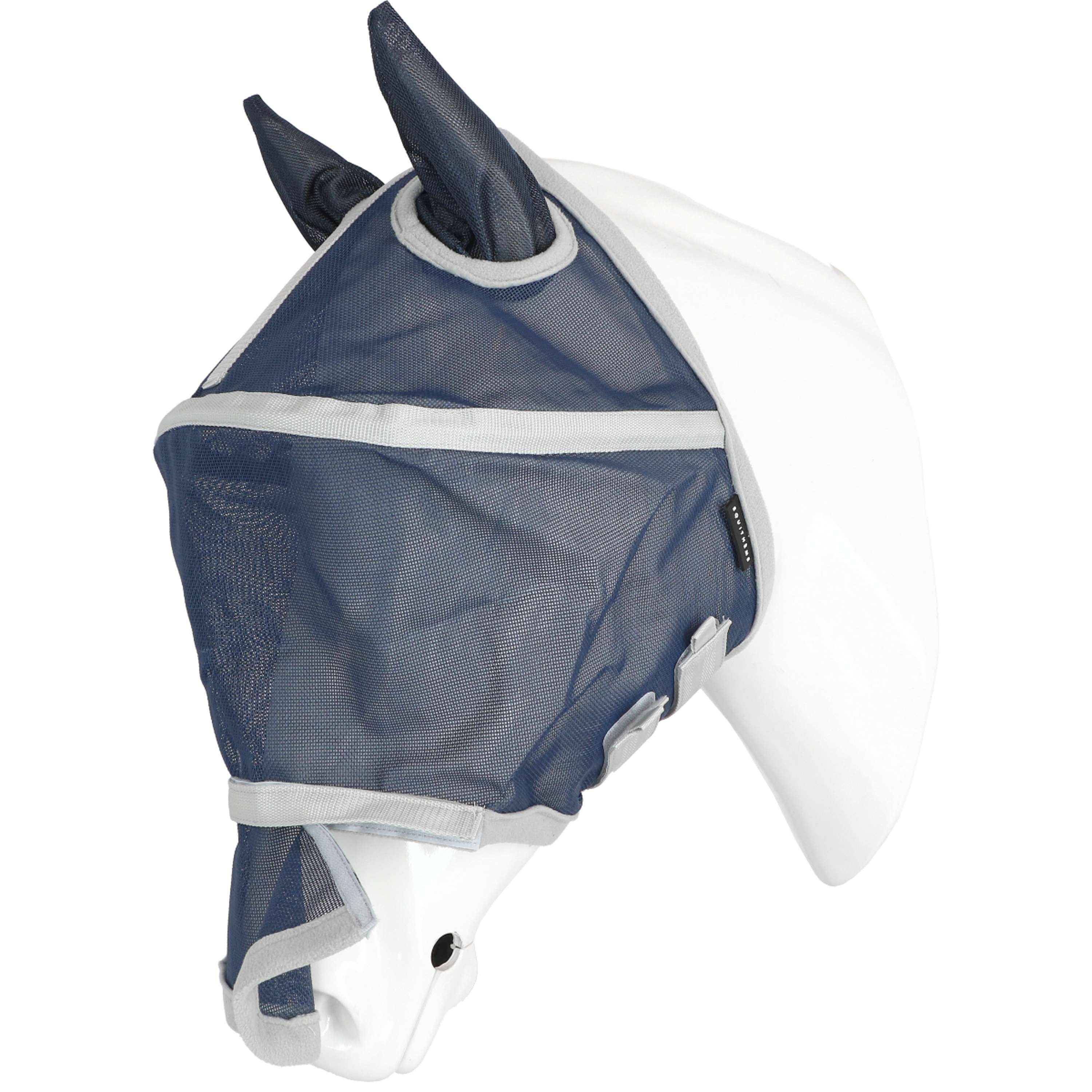 EQUITHÈME Masque Anti-Mouches Hoop avec Protection UV Marin - Image 7