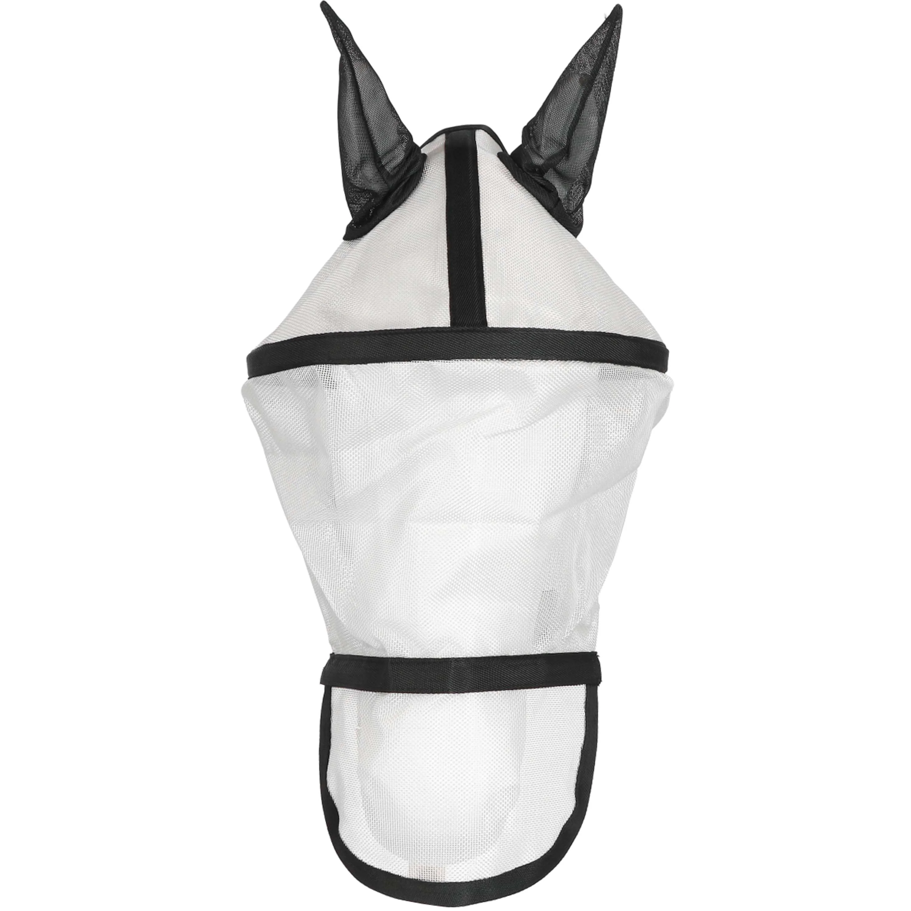 EQUITHÈME Masque Anti-Mouches Protec avec Protection UV Argent - Image 5