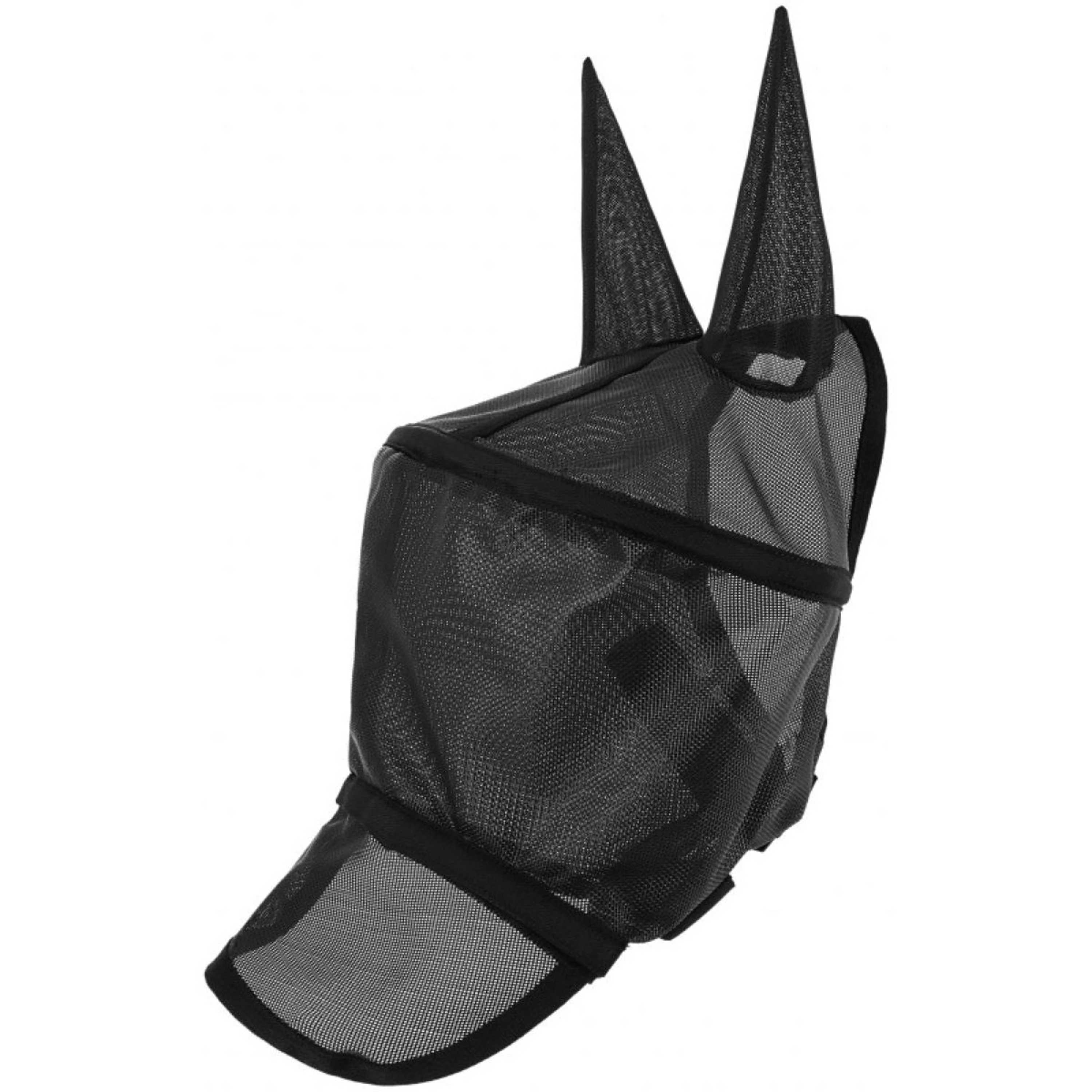 EQUITHÈME Masque Anti-Mouches Protec avec Protection UV Noir - Image 2