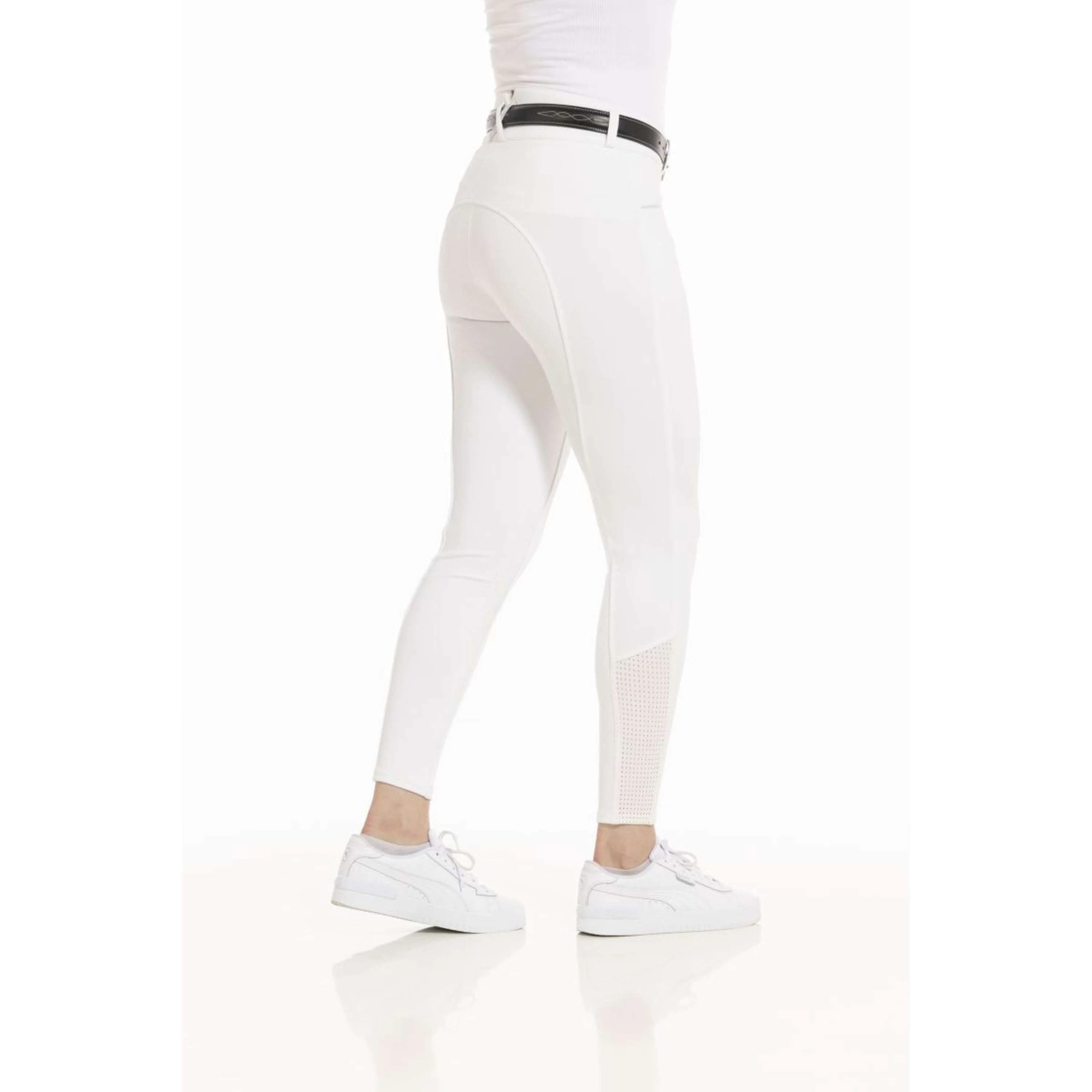 EQUITHÈME Pantalon d'Équitation Claudine Blanc - Image 3