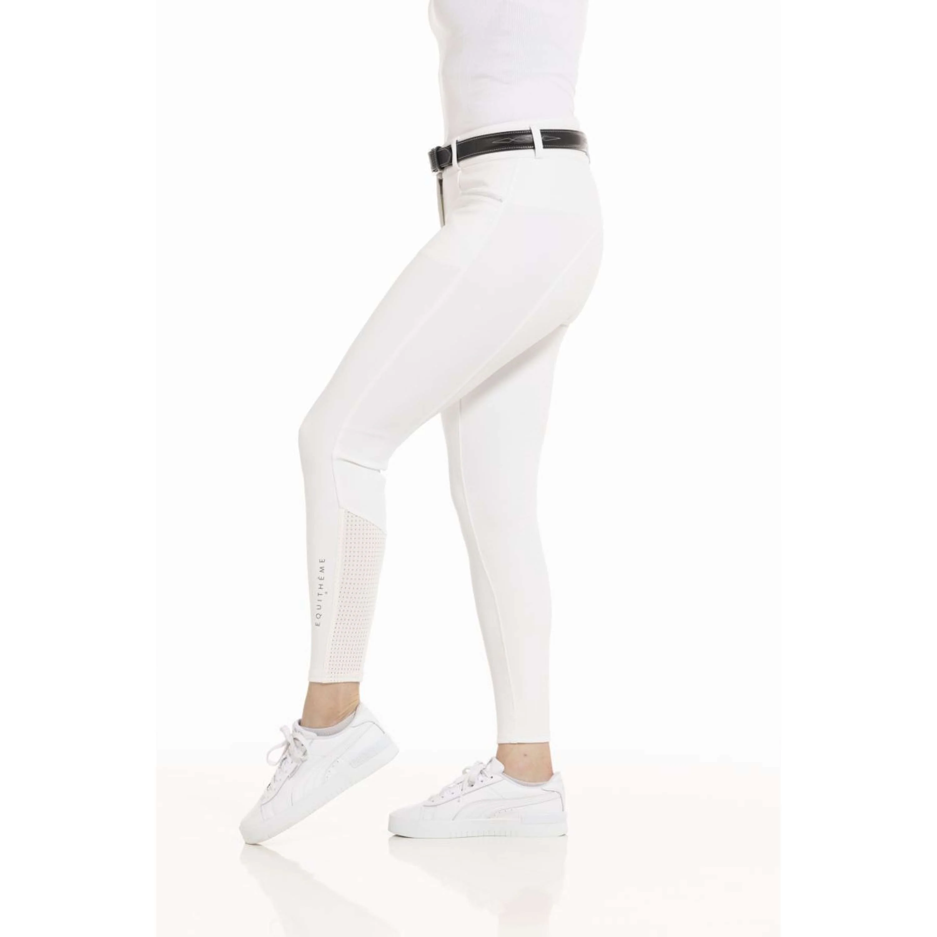 EQUITHÈME Pantalon d'Équitation Claudine Blanc - Image 6