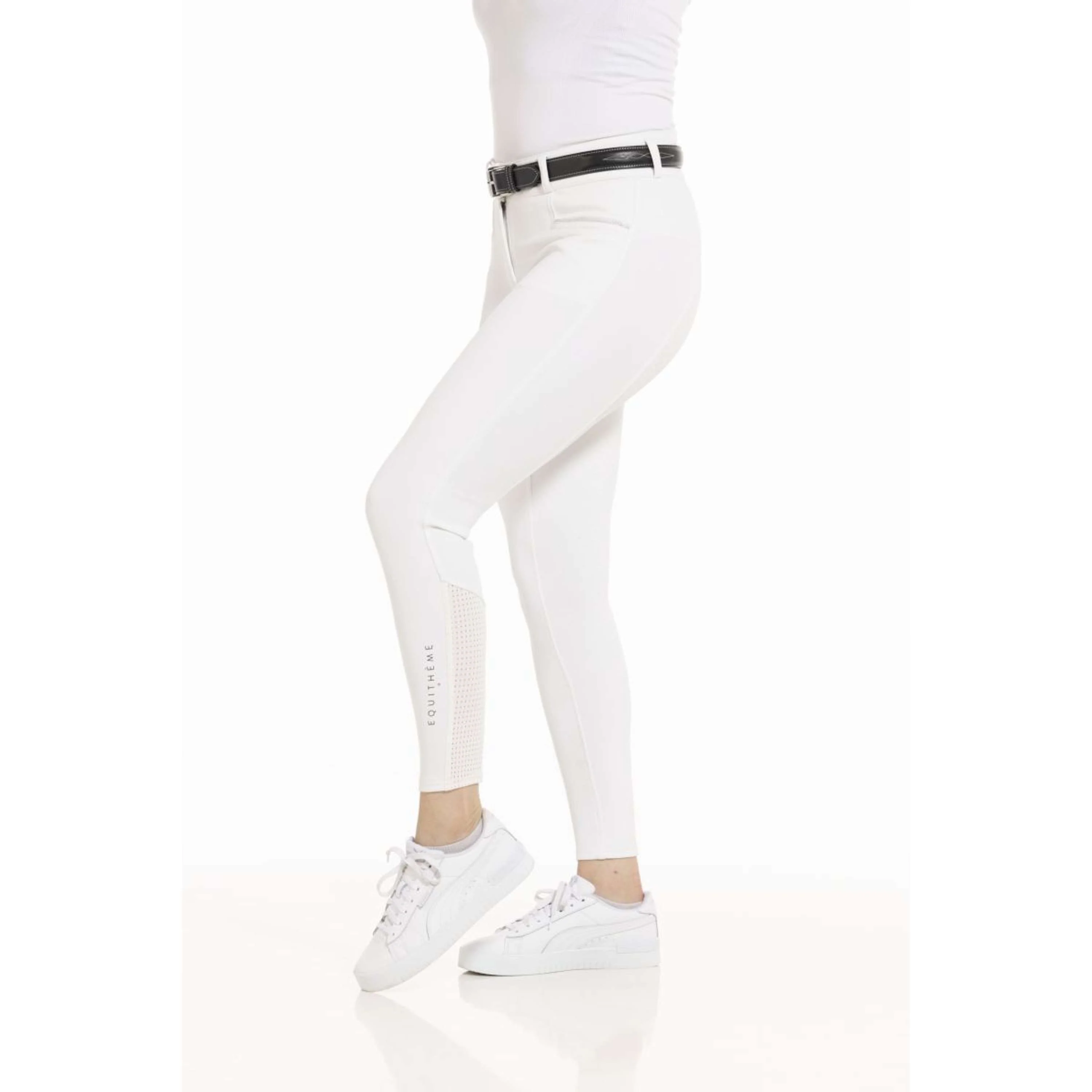 EQUITHÈME Pantalon d'Équitation Claudine Blanc - Image 7