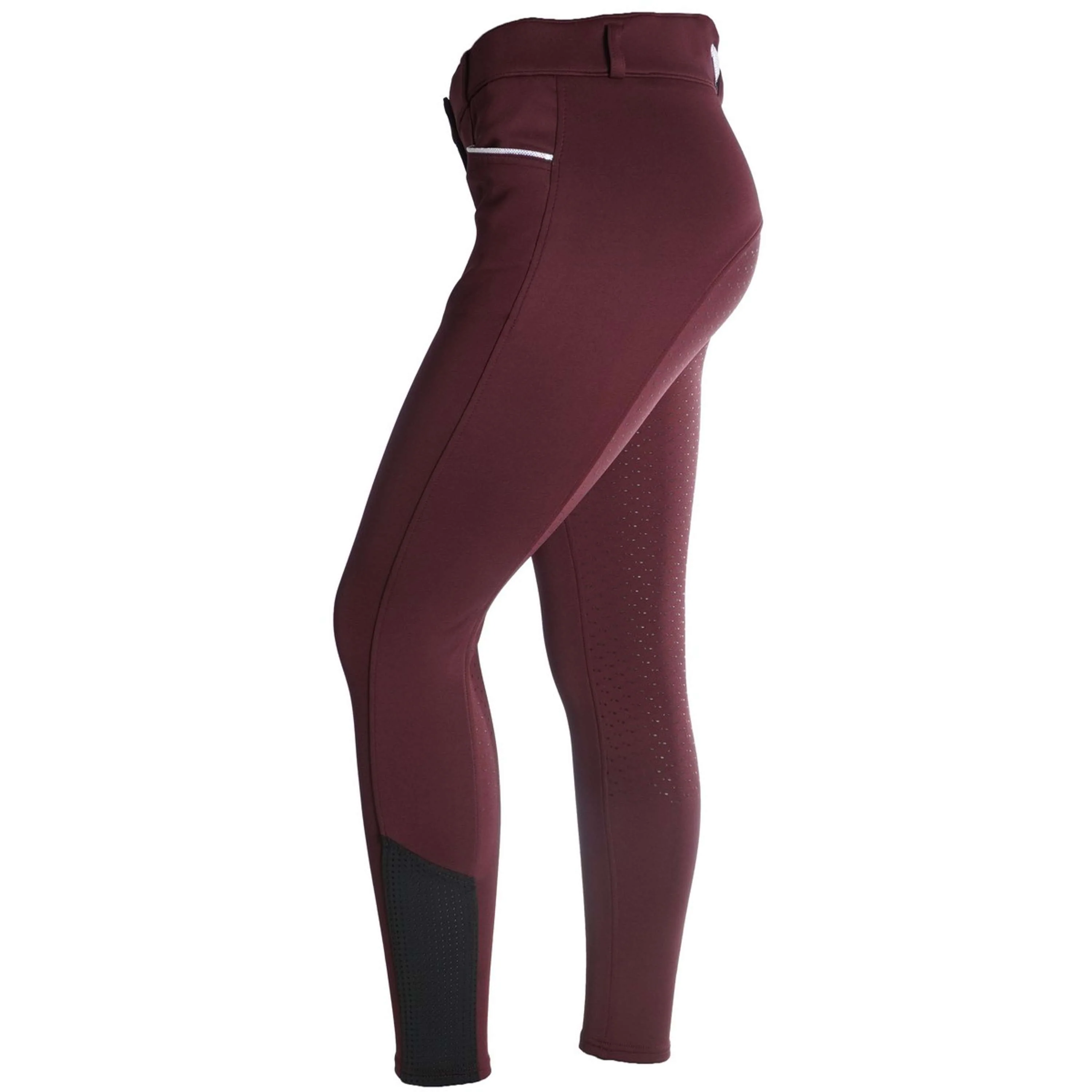 EQUITHÈME Pantalon d'Équitation Claudine Bordeaux - Image 2