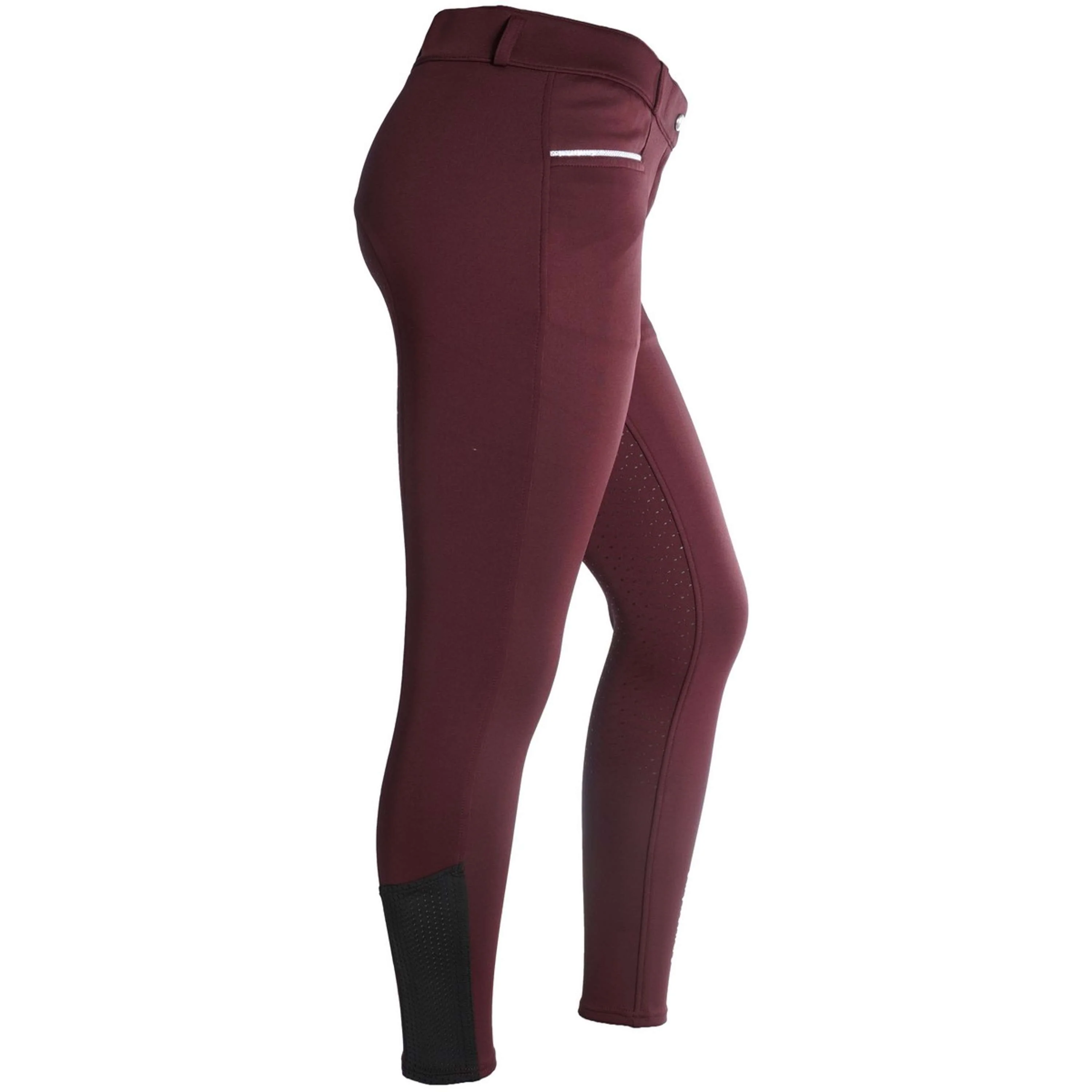 EQUITHÈME Pantalon d'Équitation Claudine Bordeaux - Image 4