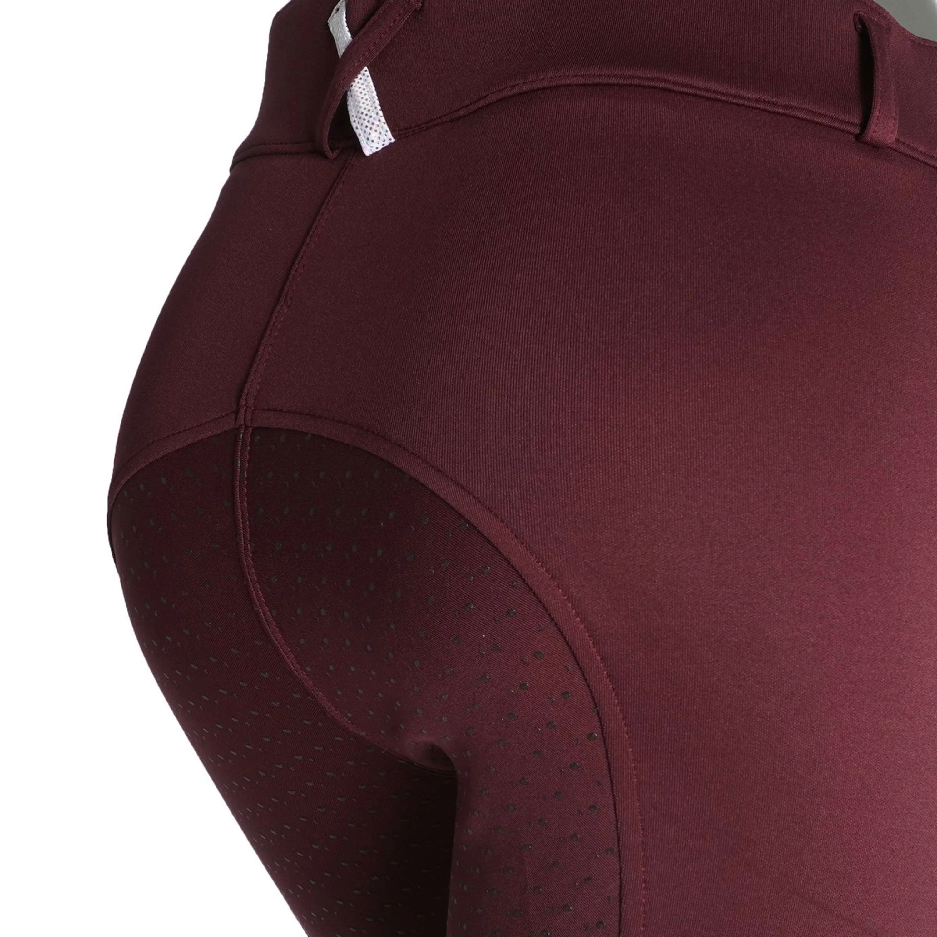 EQUITHÈME Pantalon d'Équitation Claudine Bordeaux - Image 9