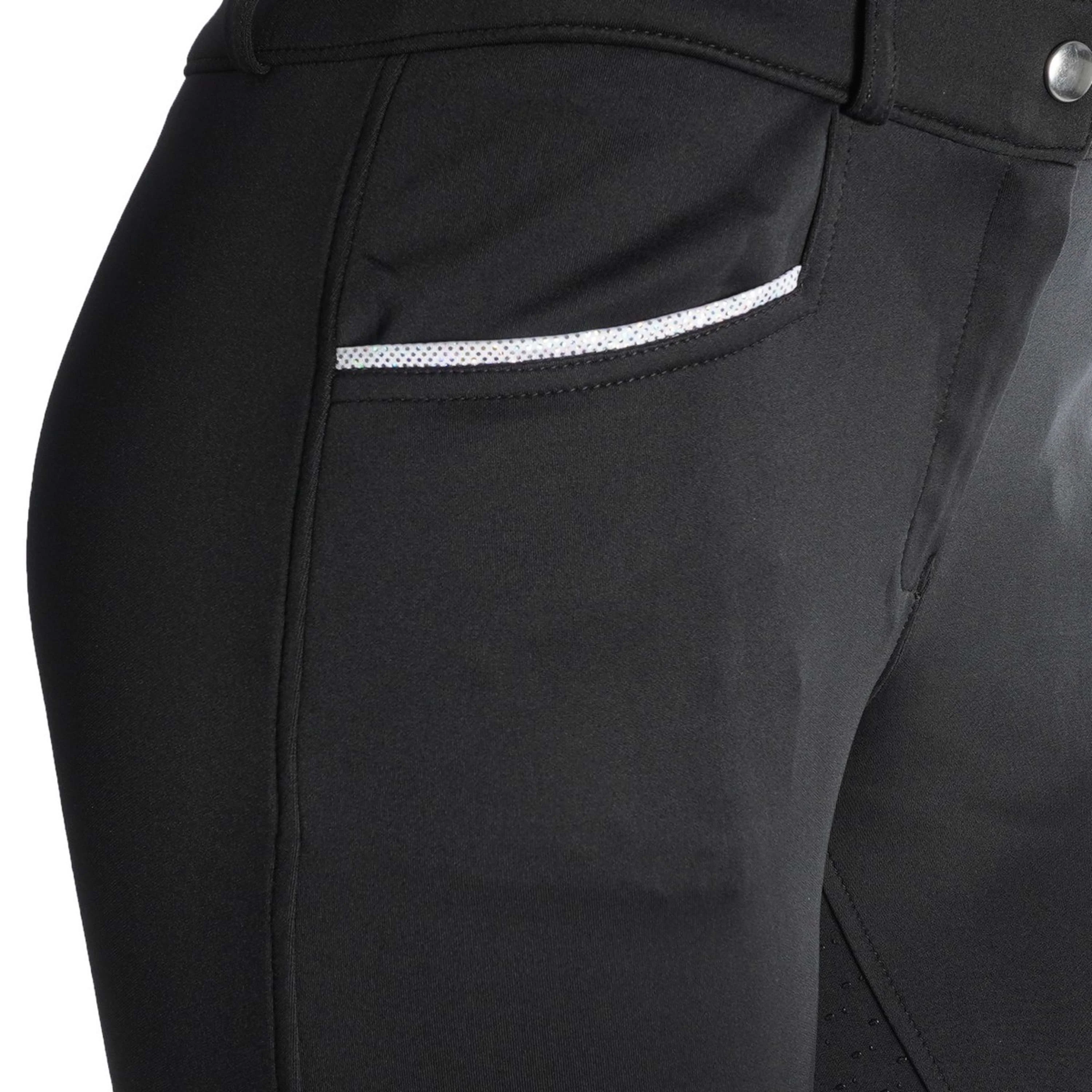 EQUITHÈME Pantalon d'Équitation Claudine Noir - Image 8