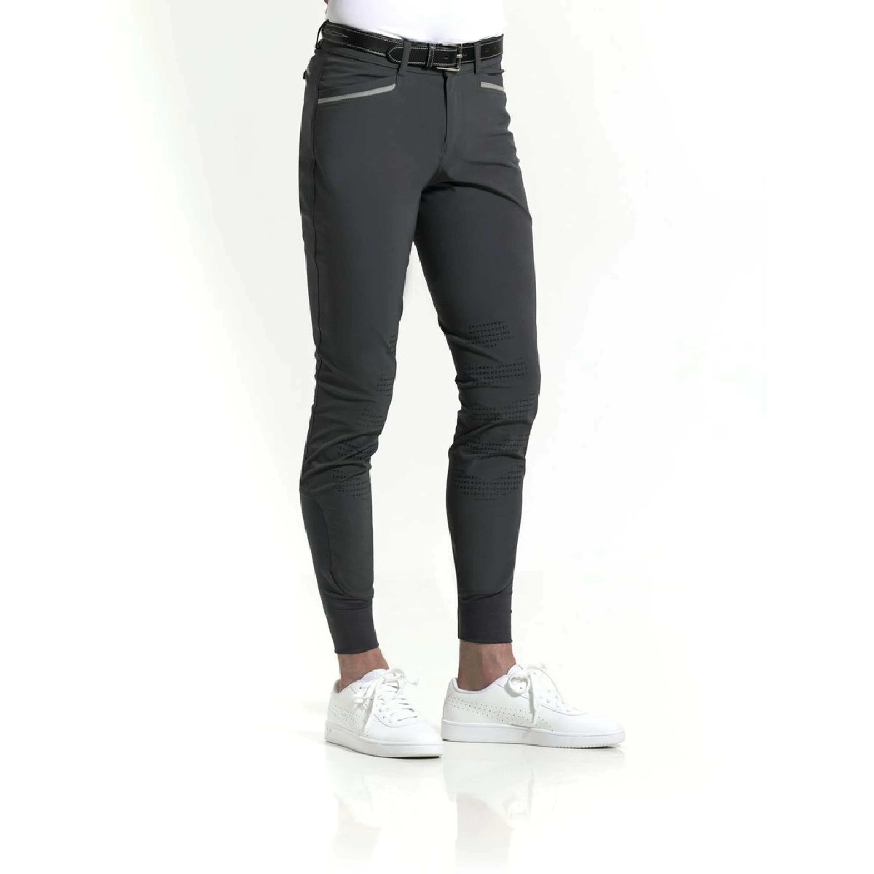 EQUITHÈME Pantalon d'Équitation Georg Hommes Anthracite - Image 2