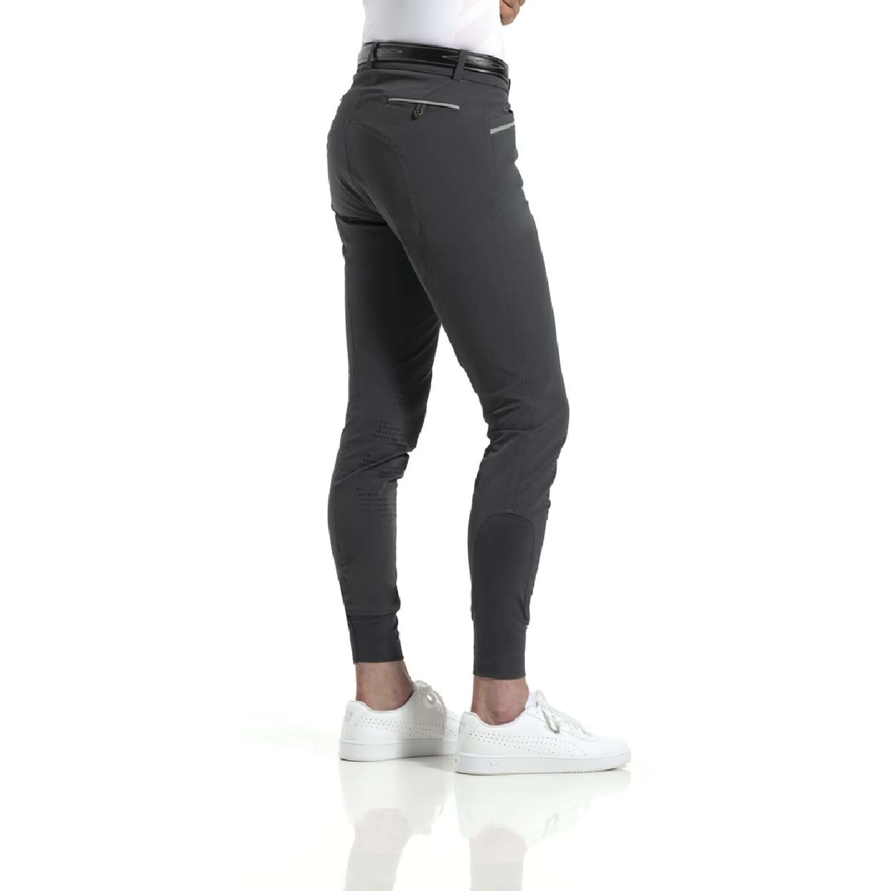 EQUITHÈME Pantalon d'Équitation Georg Hommes Anthracite - Image 3