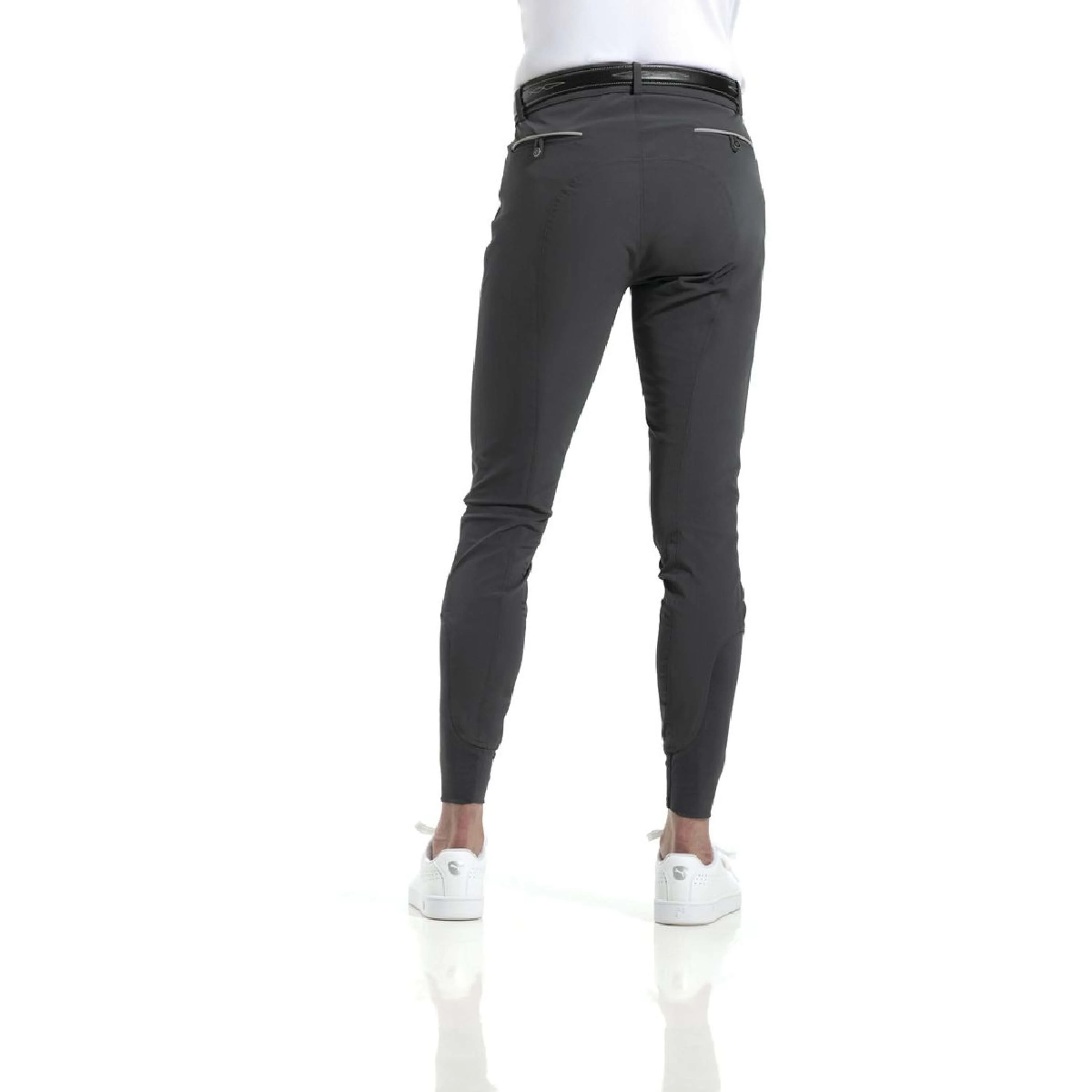 EQUITHÈME Pantalon d'Équitation Georg Hommes Anthracite - Image 4