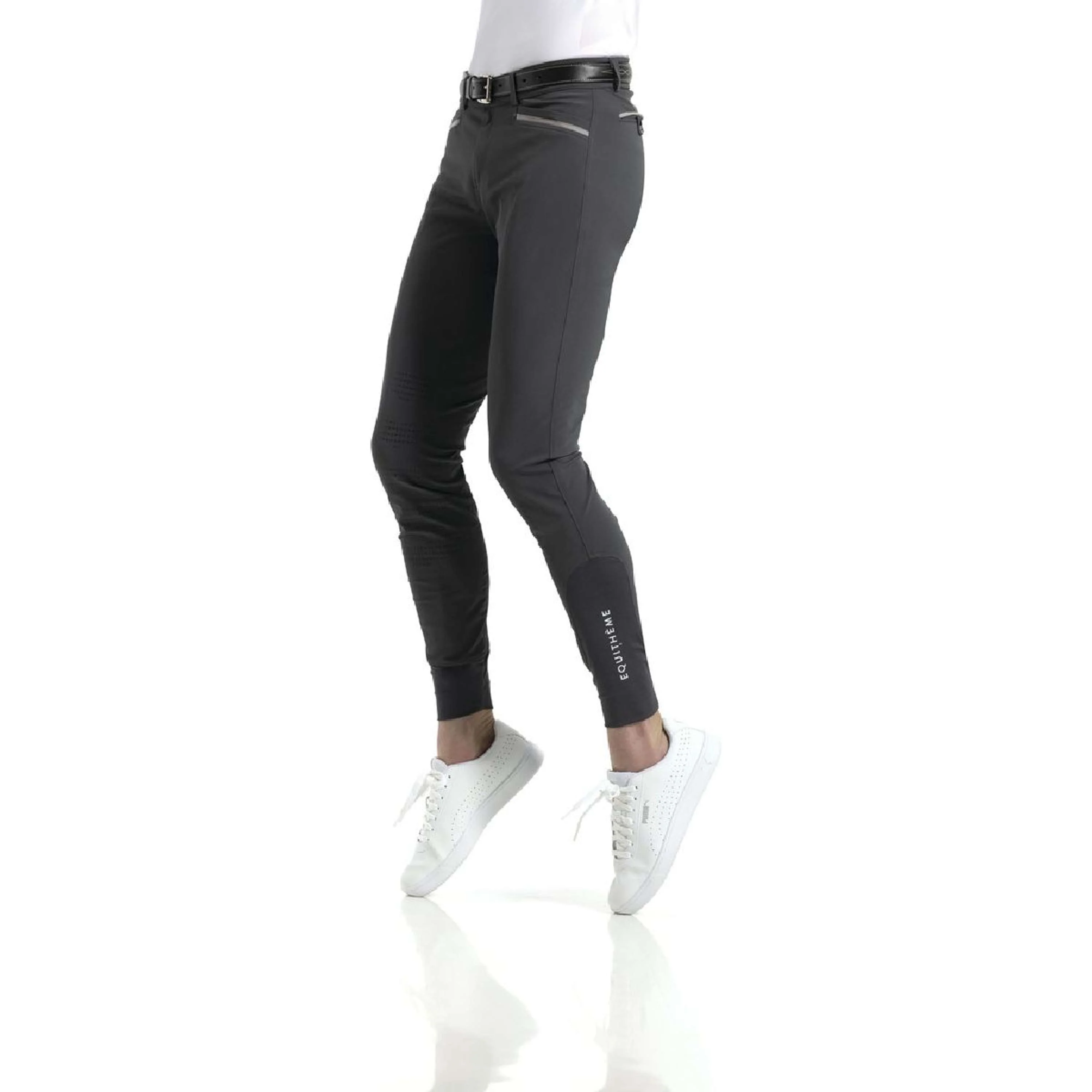EQUITHÈME Pantalon d'Équitation Georg Hommes Anthracite - Image 5