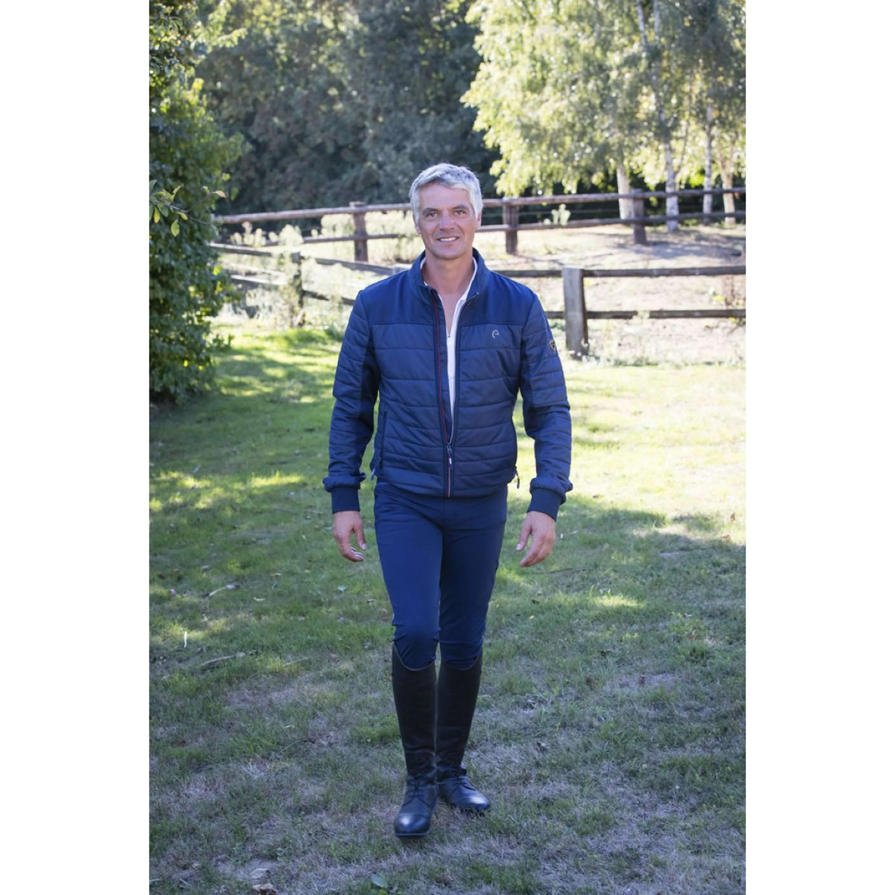 EQUITHÈME Pantalon d'Équitation Georg Hommes Marine Bleu - Image 2