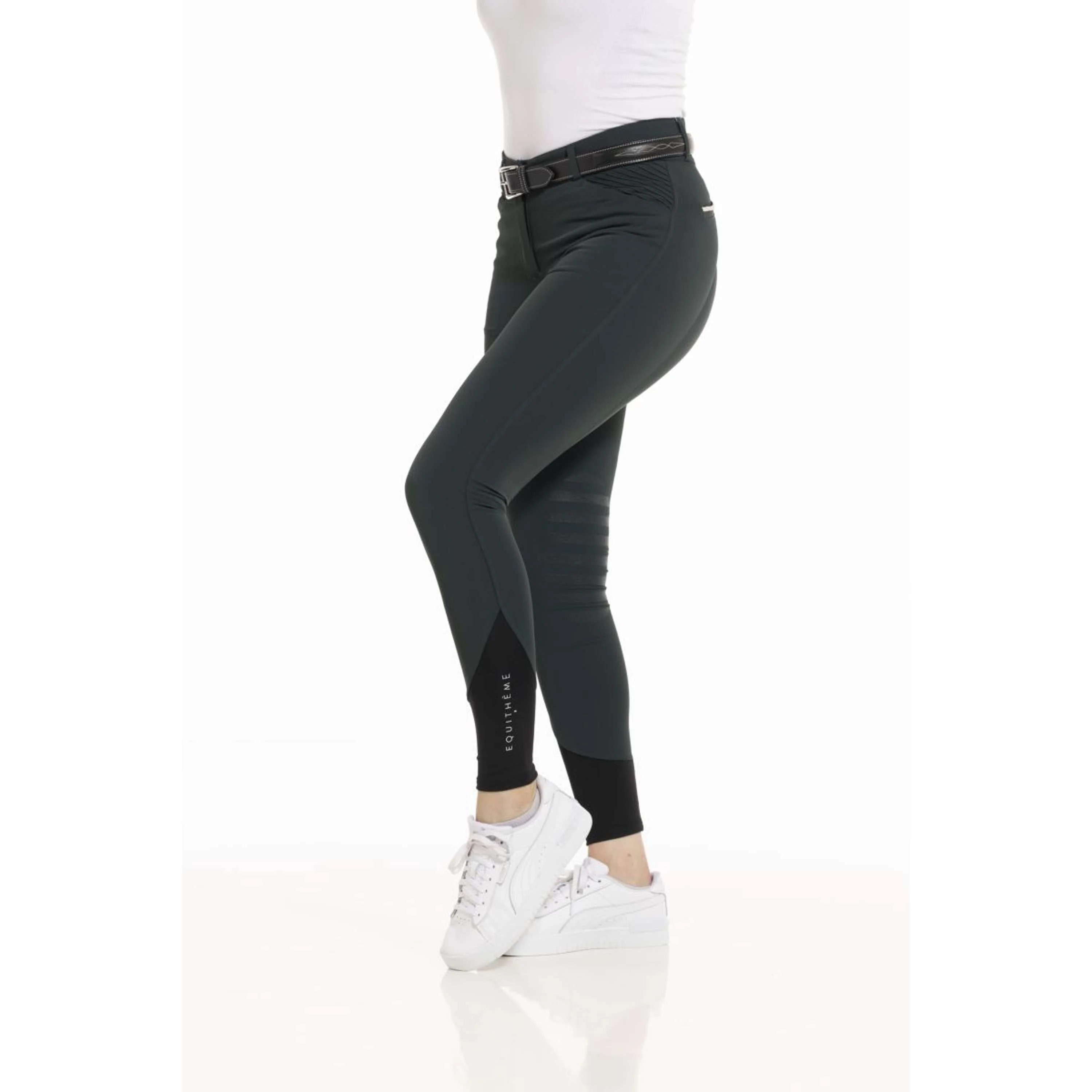 EQUITHÈME Pantalon d'Équitation Josephine Forest Green - Image 3