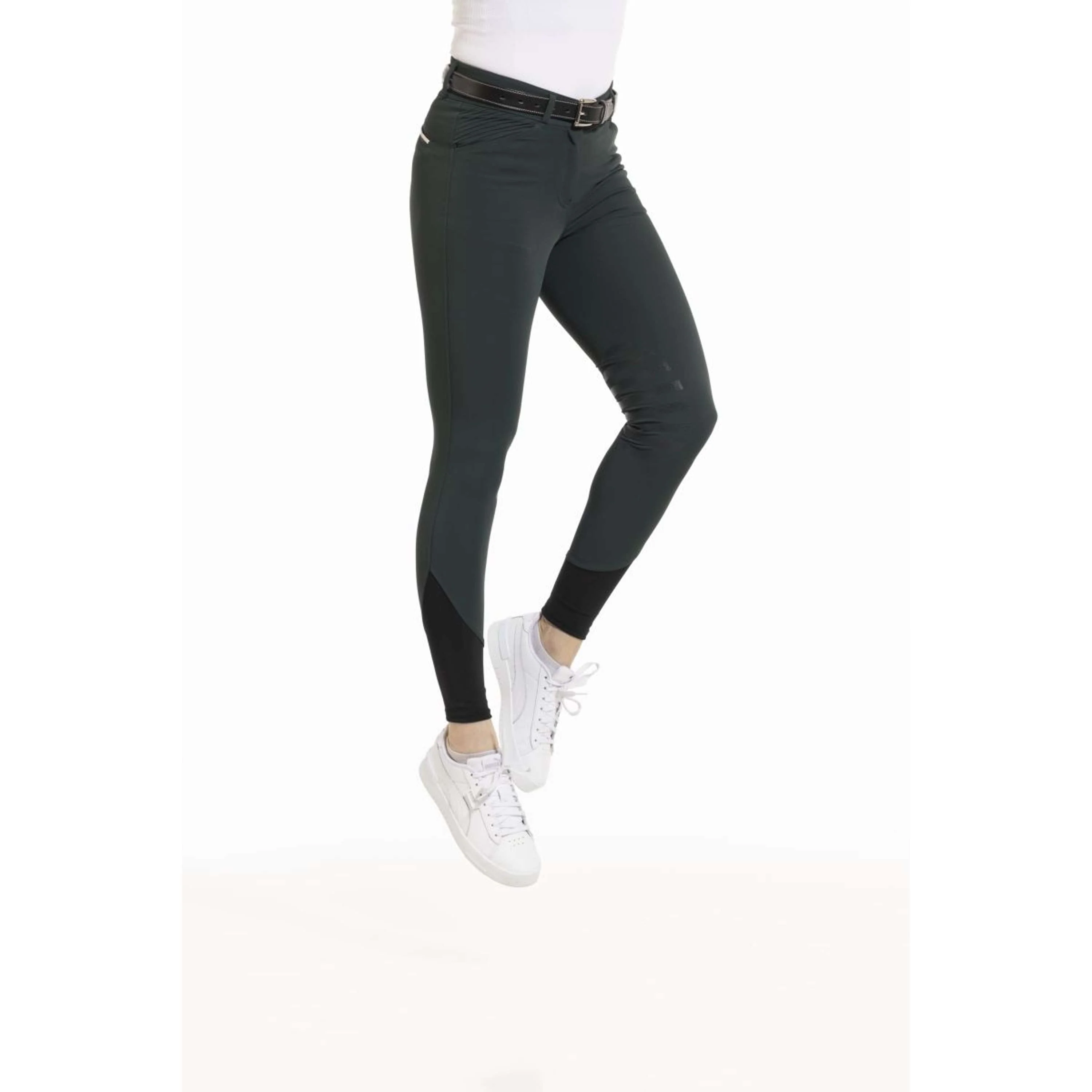 EQUITHÈME Pantalon d'Équitation Josephine Forest Green - Image 5