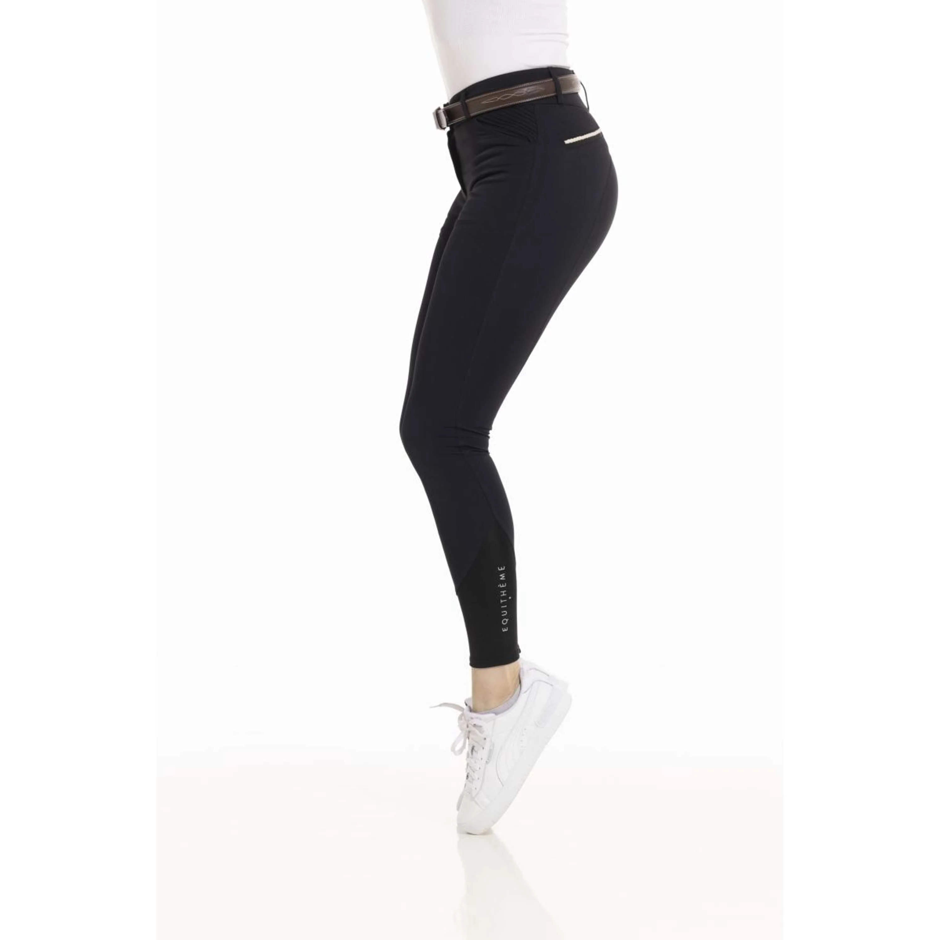 EQUITHÈME Pantalon d'Équitation Josephine Noir - Image 3