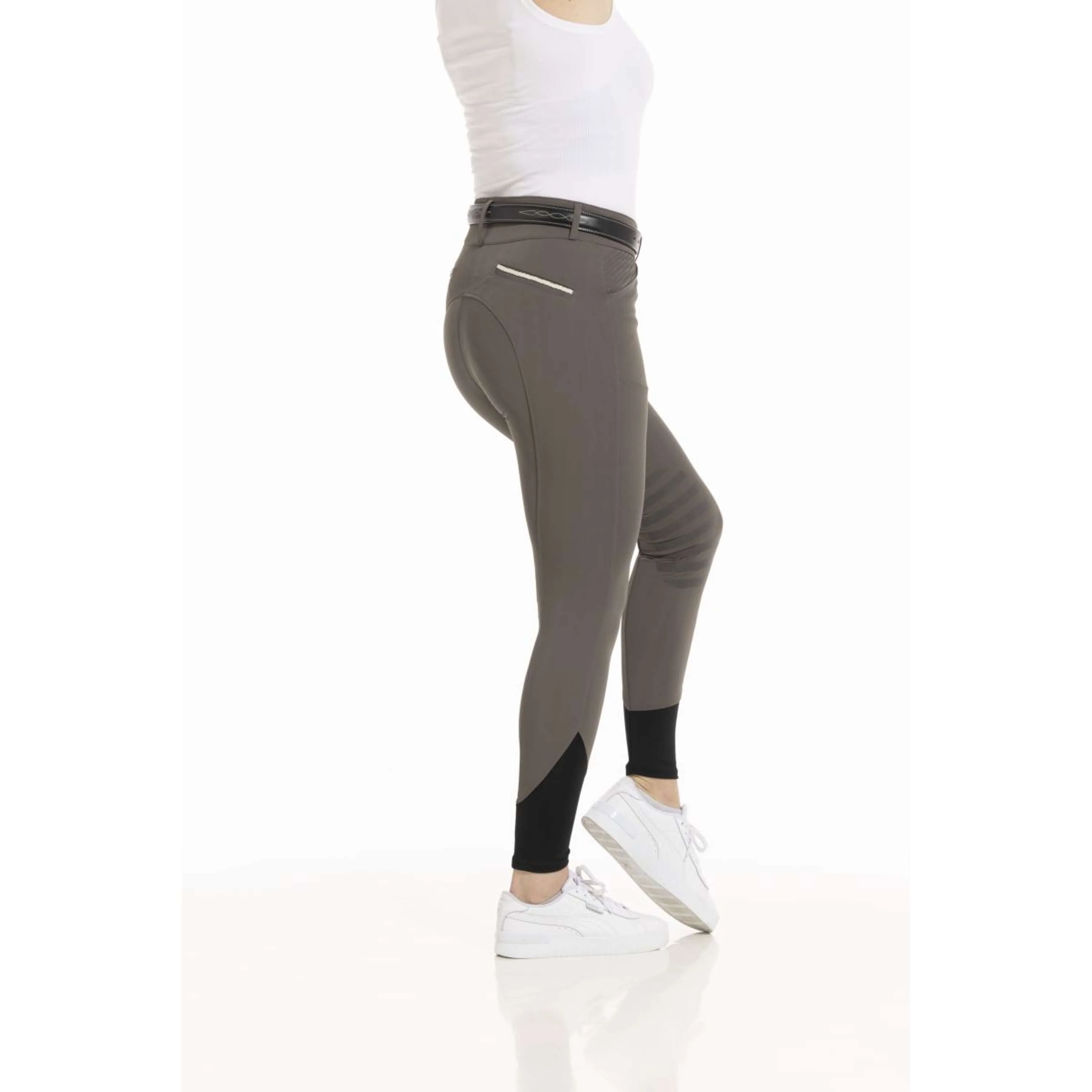 EQUITHÈME Pantalon d'Équitation Josephine Taupe - Image 3