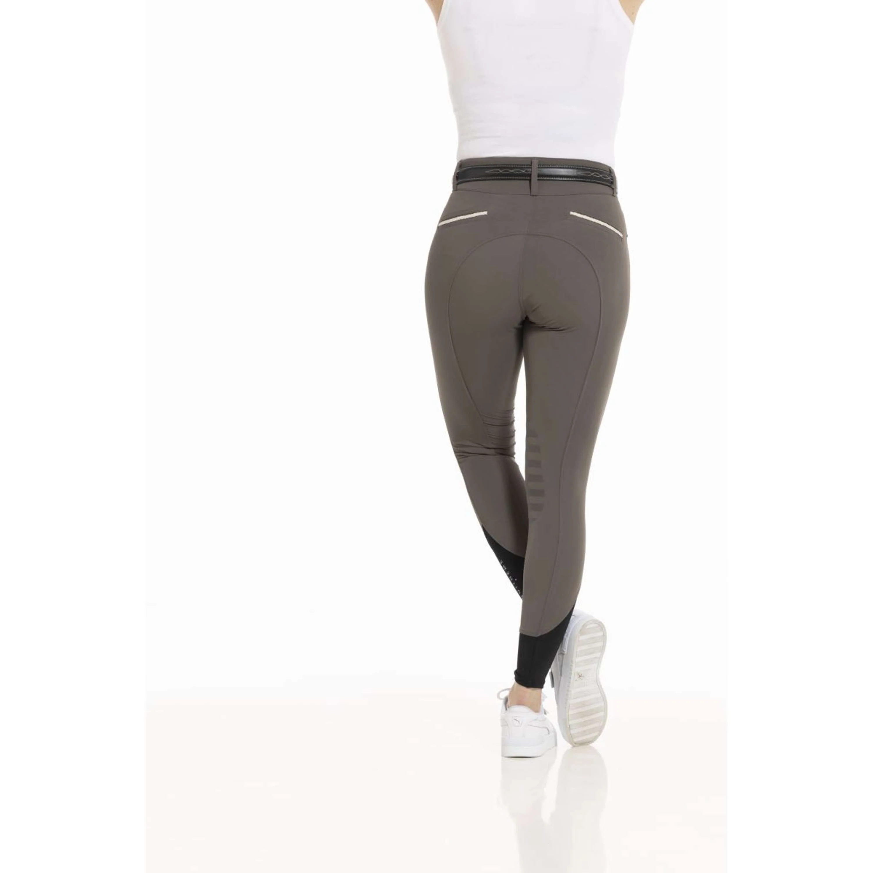 EQUITHÈME Pantalon d'Équitation Josephine Taupe - Image 4