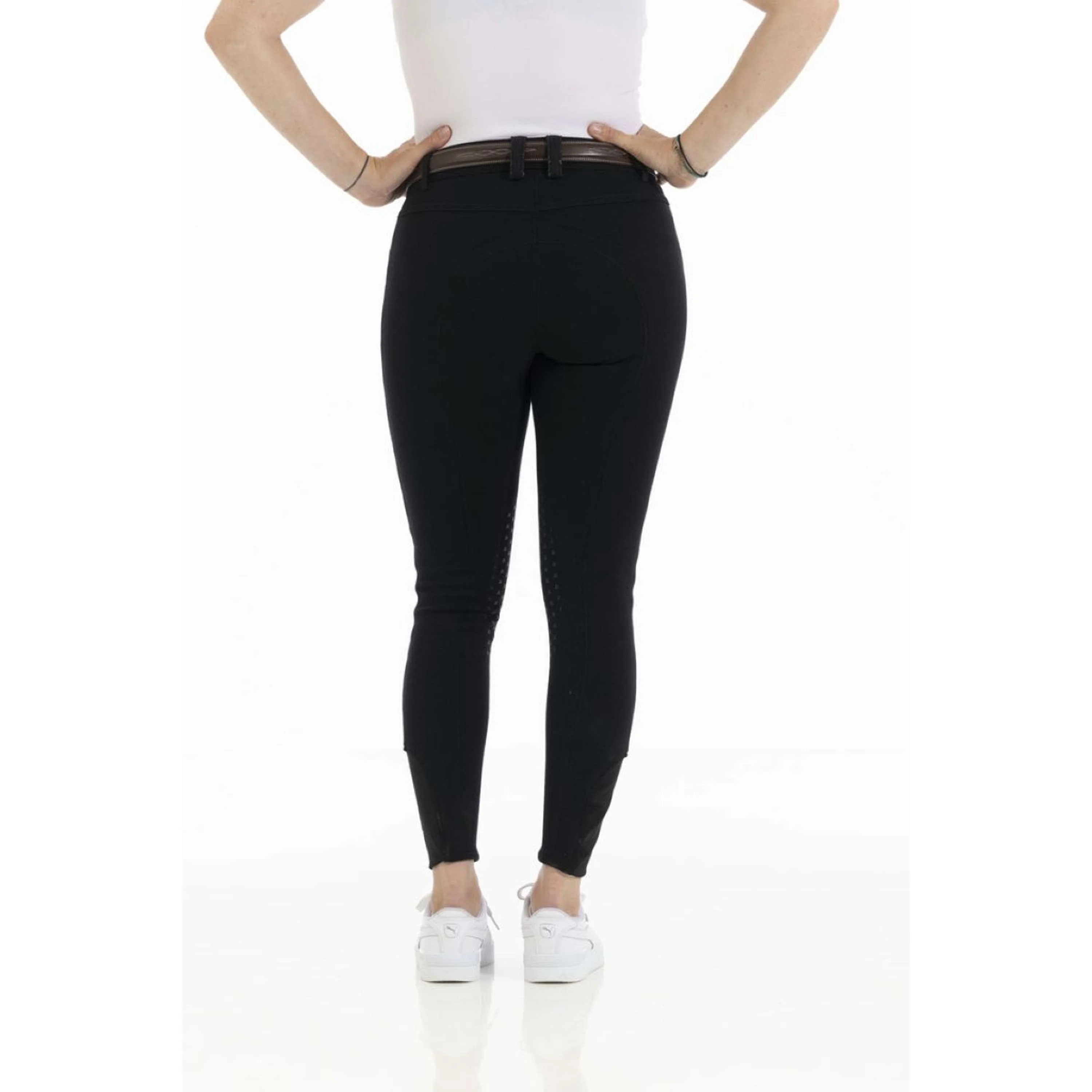 EQUITHÈME Pantalon d'Équitation Kim Organic Cotton Noir - Image 3