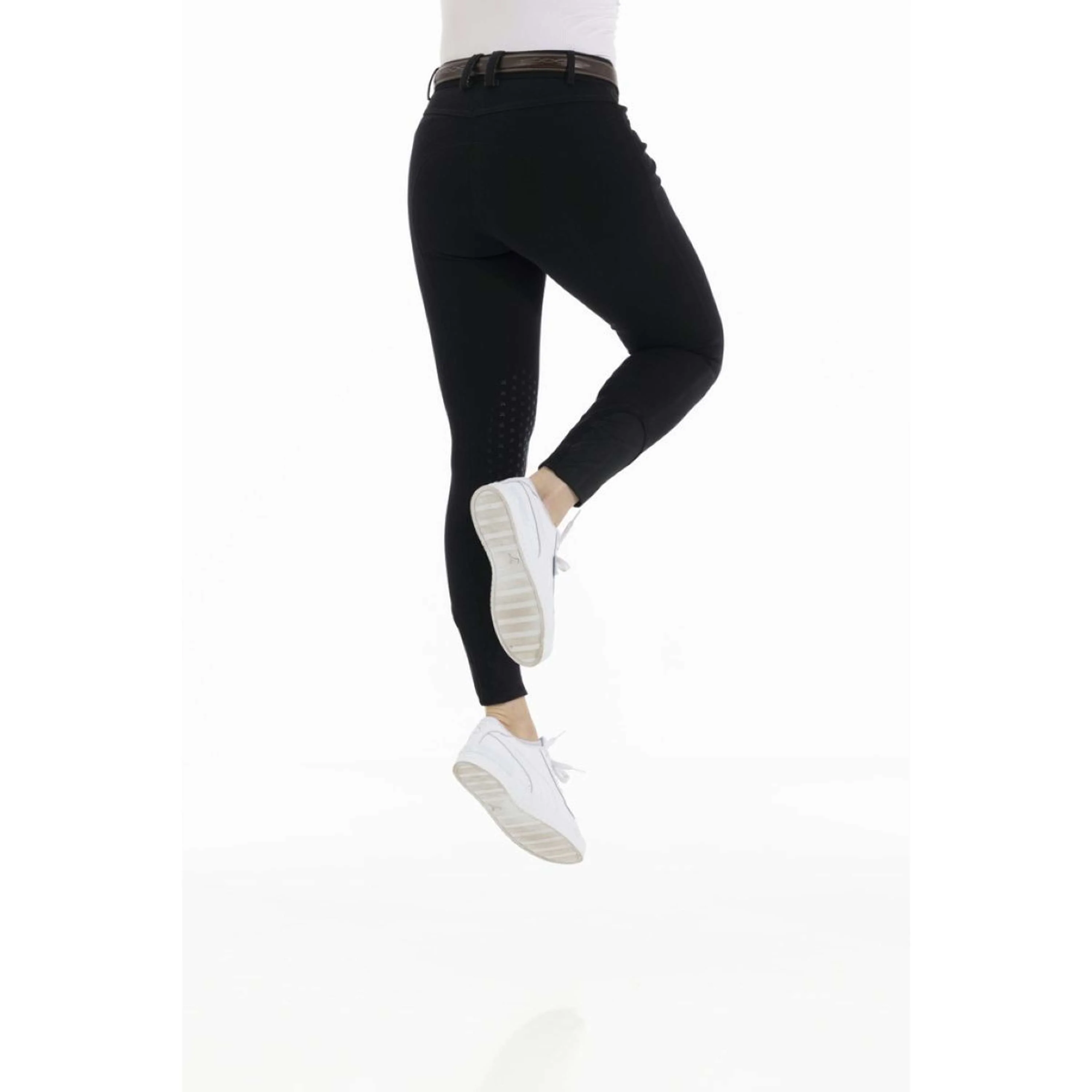EQUITHÈME Pantalon d'Équitation Kim Organic Cotton Noir - Image 5