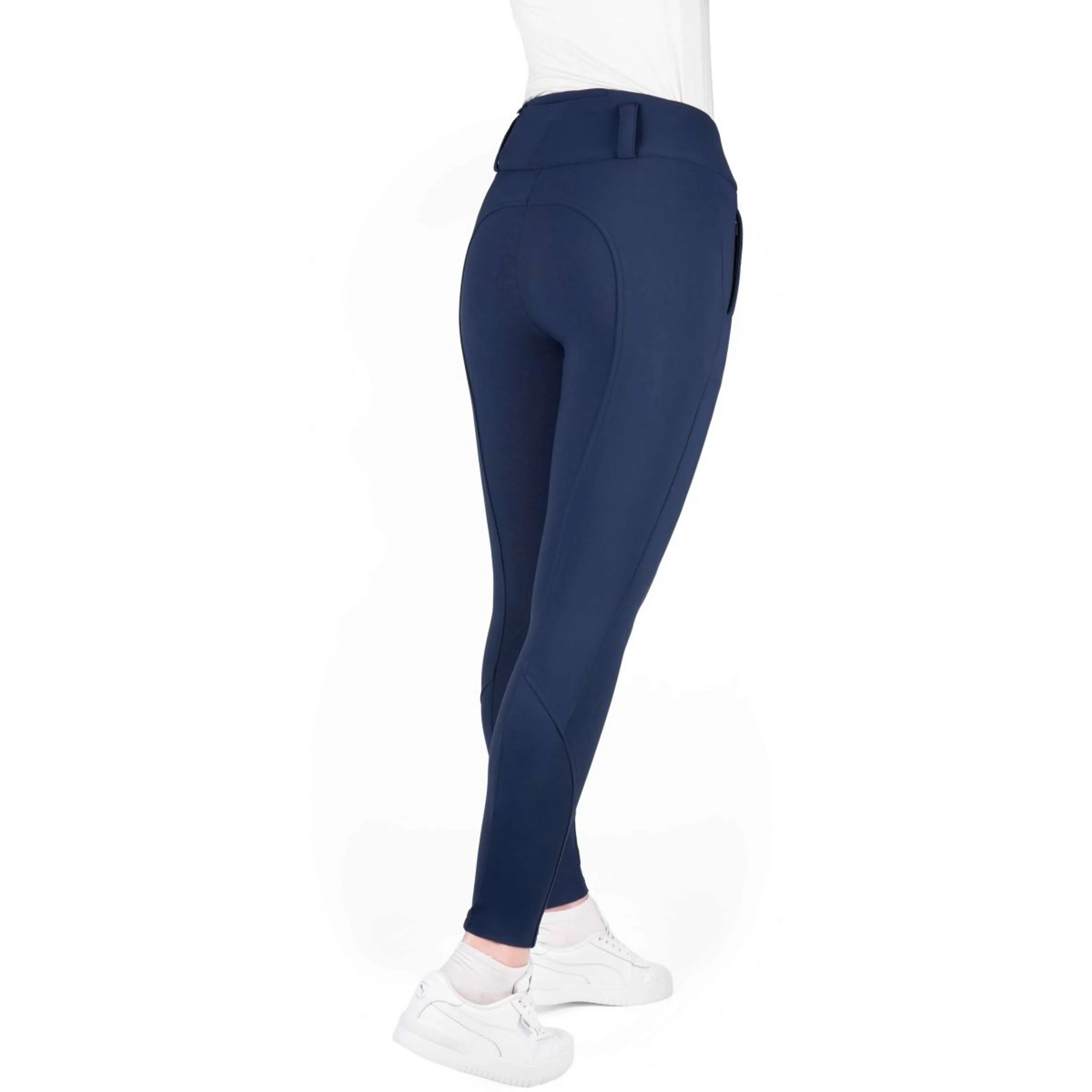 EQUITHÈME Pantalon d'Équitation Sierra Full Grip Marin - Image 3