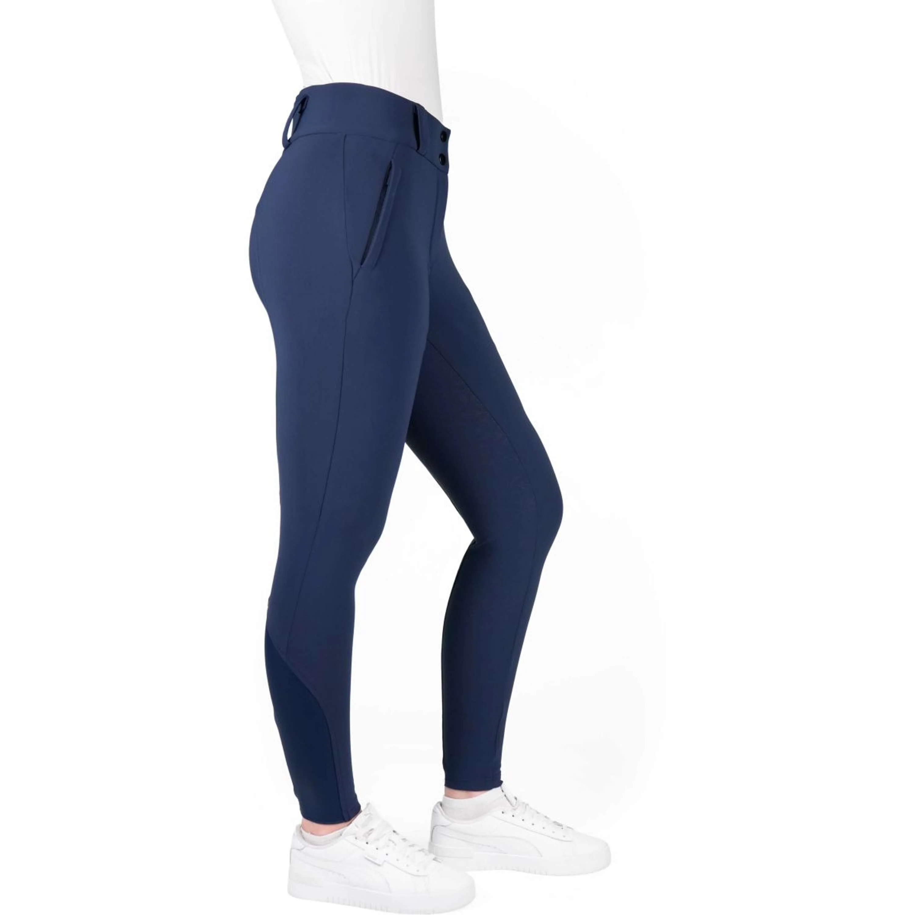 EQUITHÈME Pantalon d'Équitation Sierra Full Grip Marin - Image 4