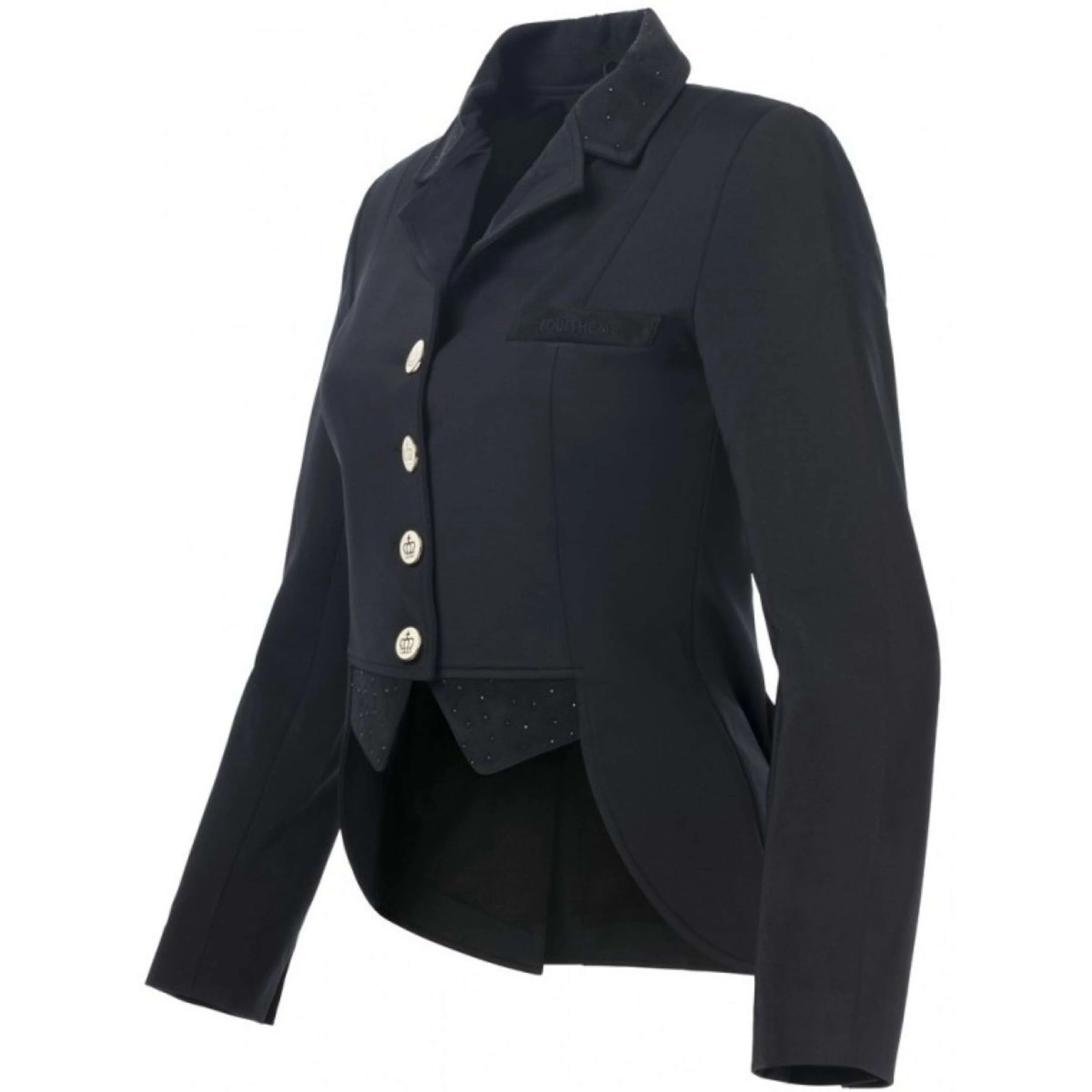 EQUITHÈME Petite Veste de Concours Court Dressage Noir - Image 2
