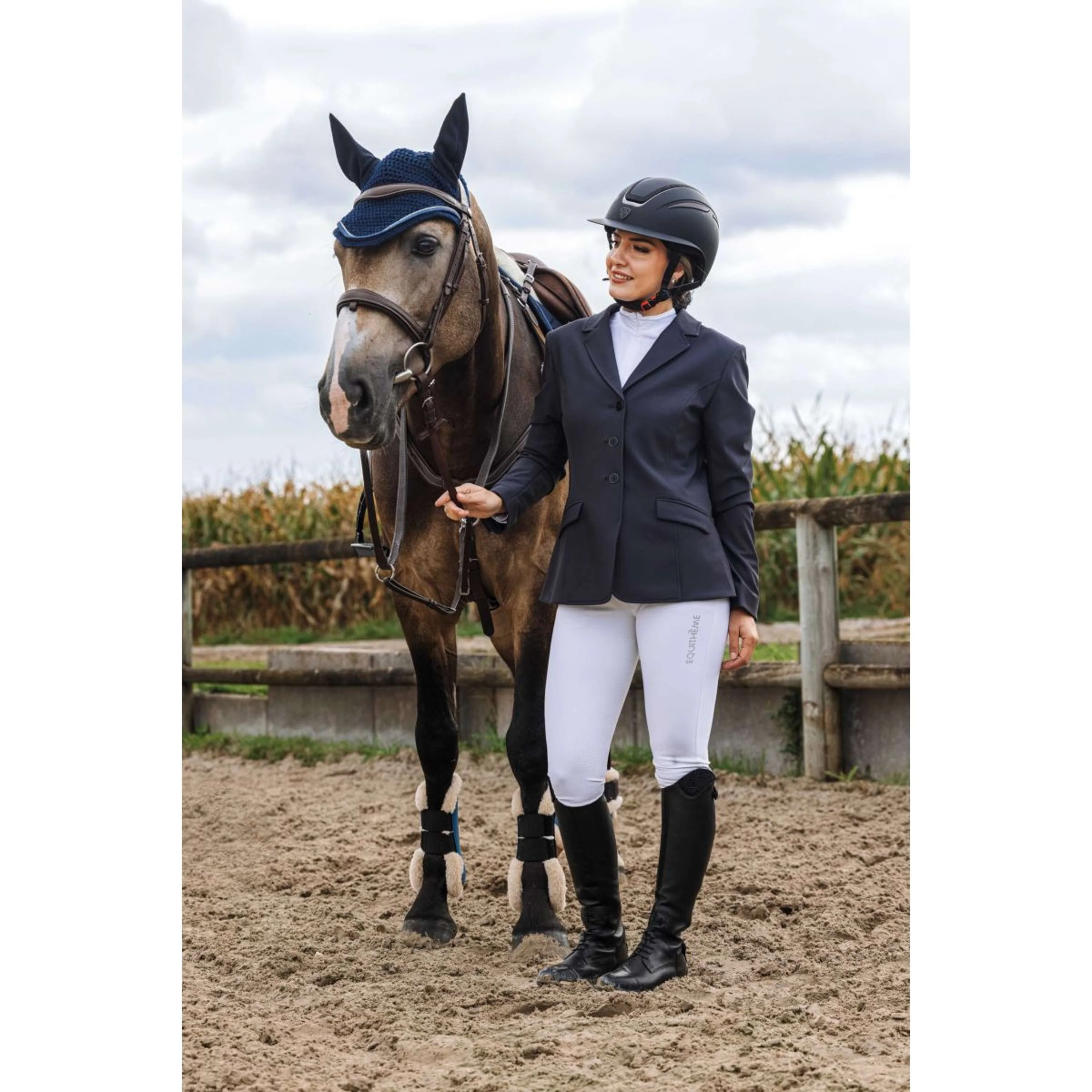 EQUITHÈME Petite Veste de Concours Nancy Gris - Image 2