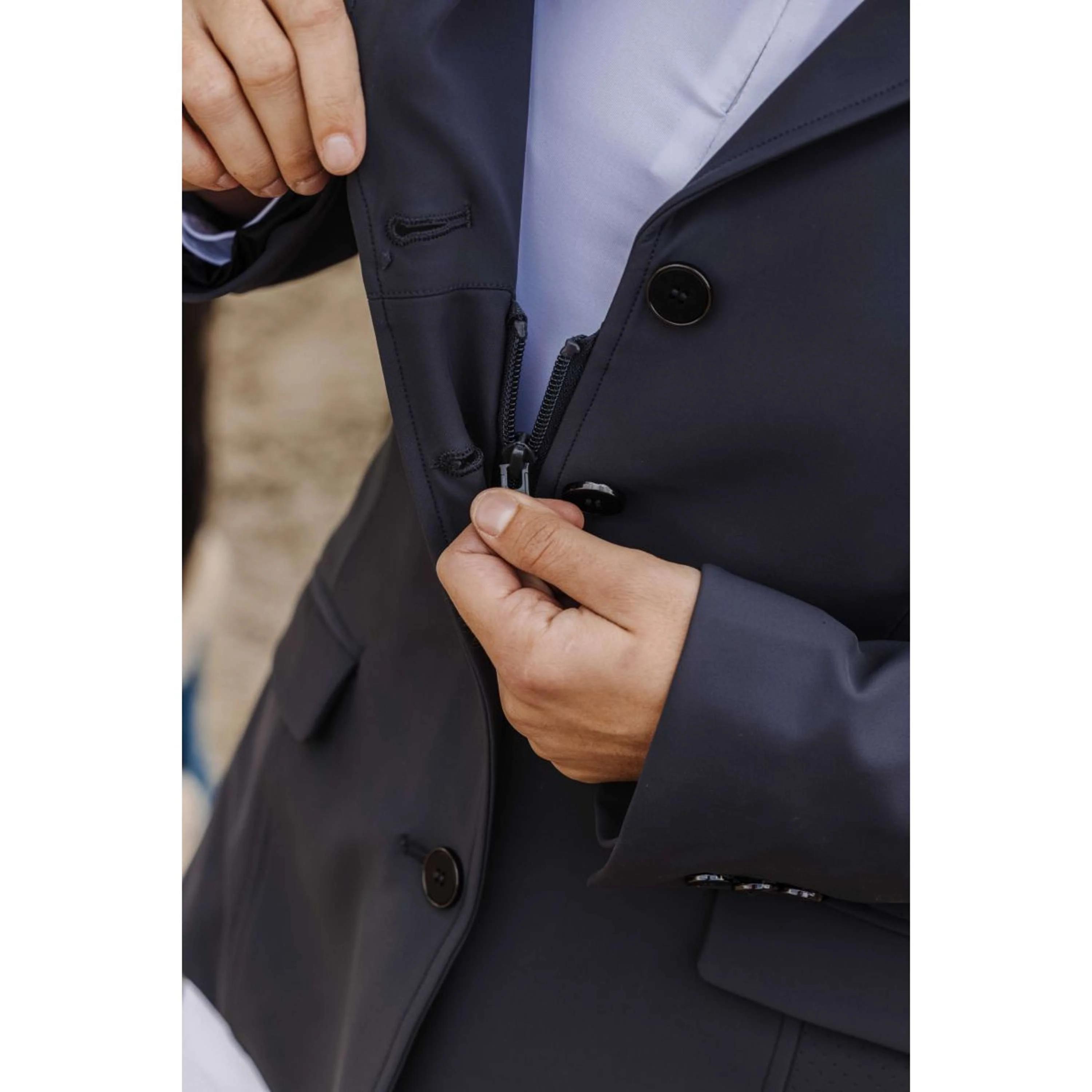 EQUITHÈME Petite Veste de Concours Nancy Gris - Image 5