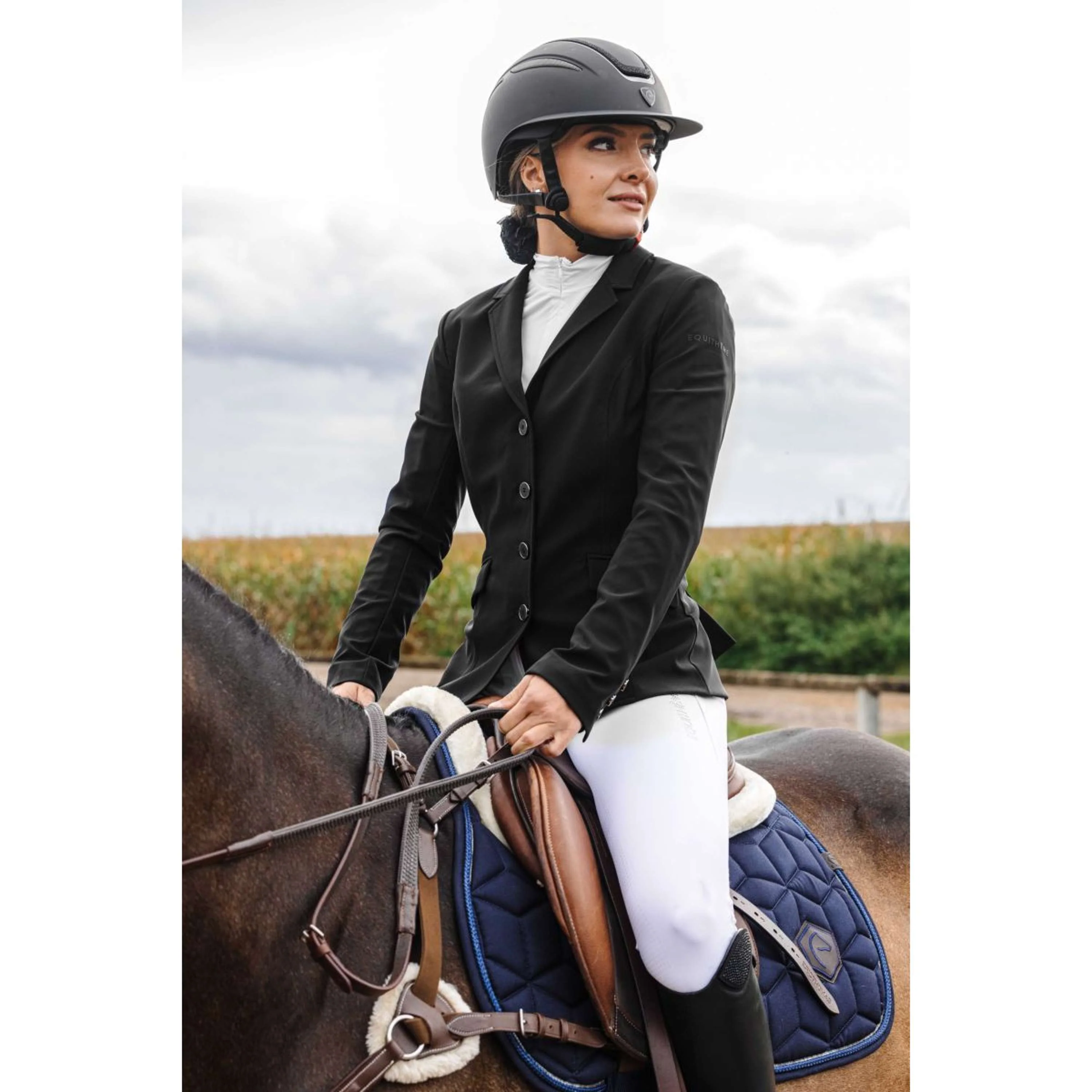 EQUITHÈME Petite Veste de Concours Nancy Noir - Image 2