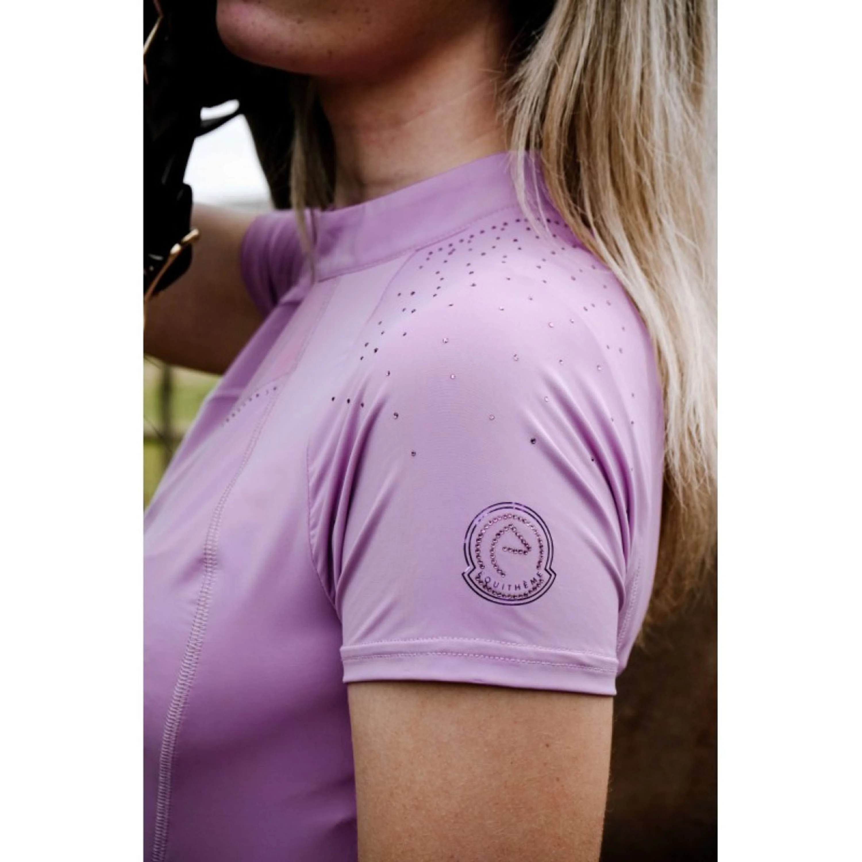 EQUITHÈME Polo Claudia Violet - Image 4