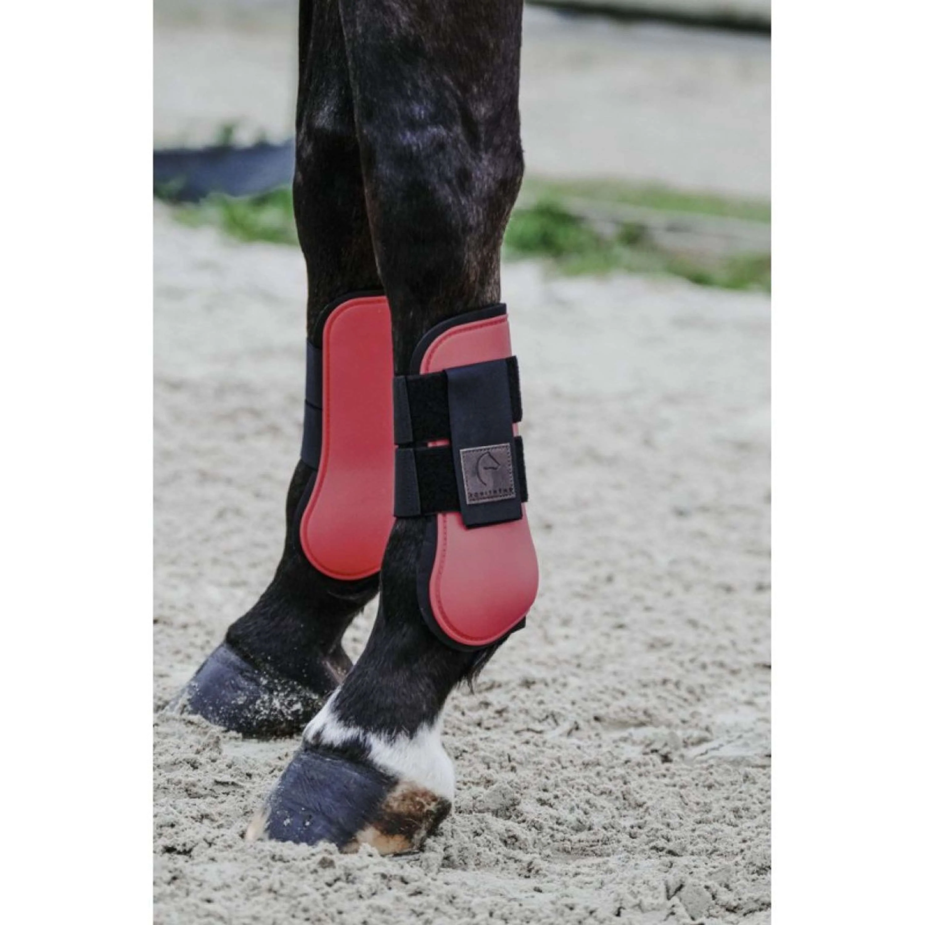 EQUITHÈME Protèges-Tendons Rouge - Image 2