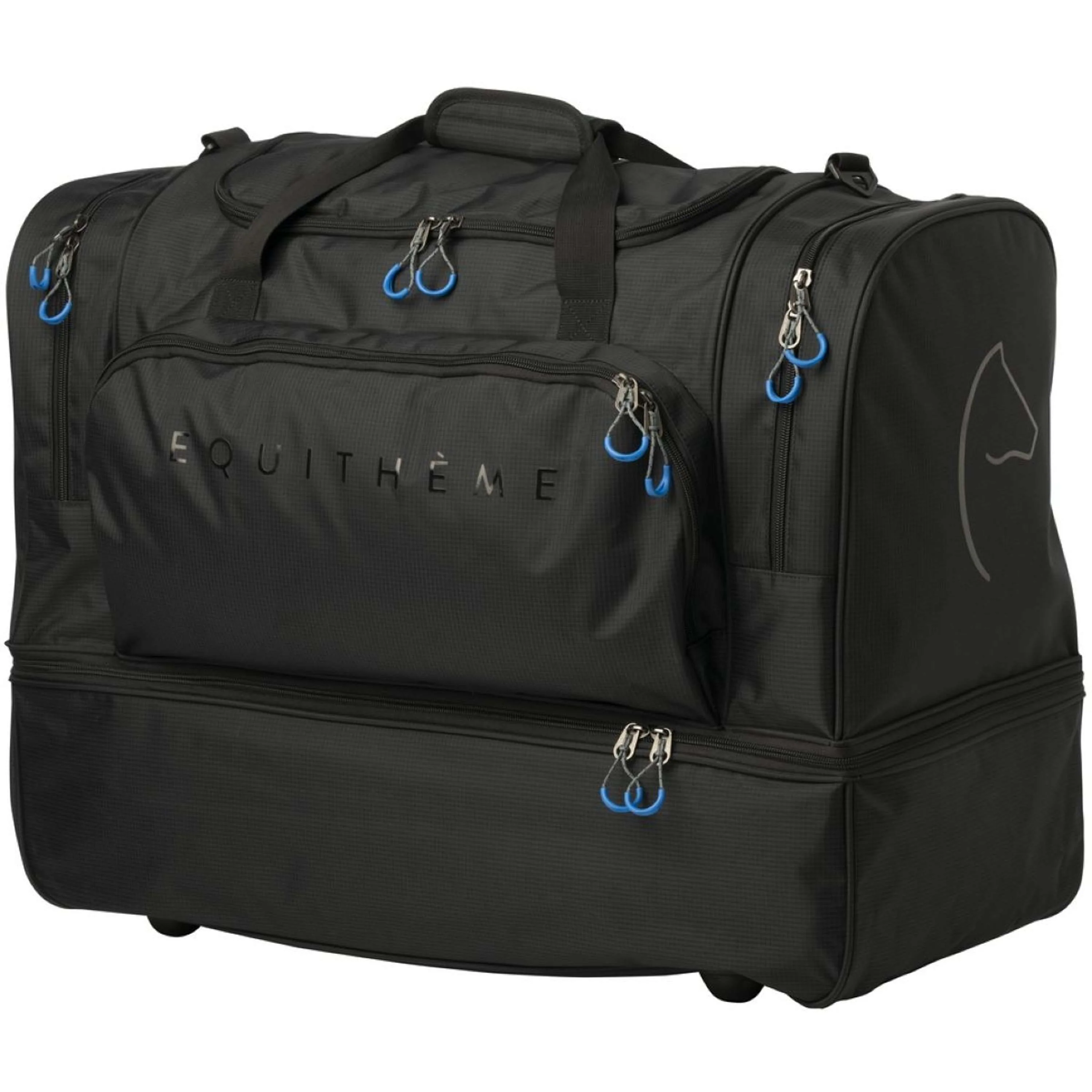 EQUITHÈME Sac de Voyage Sport Grand Noir - Image 3