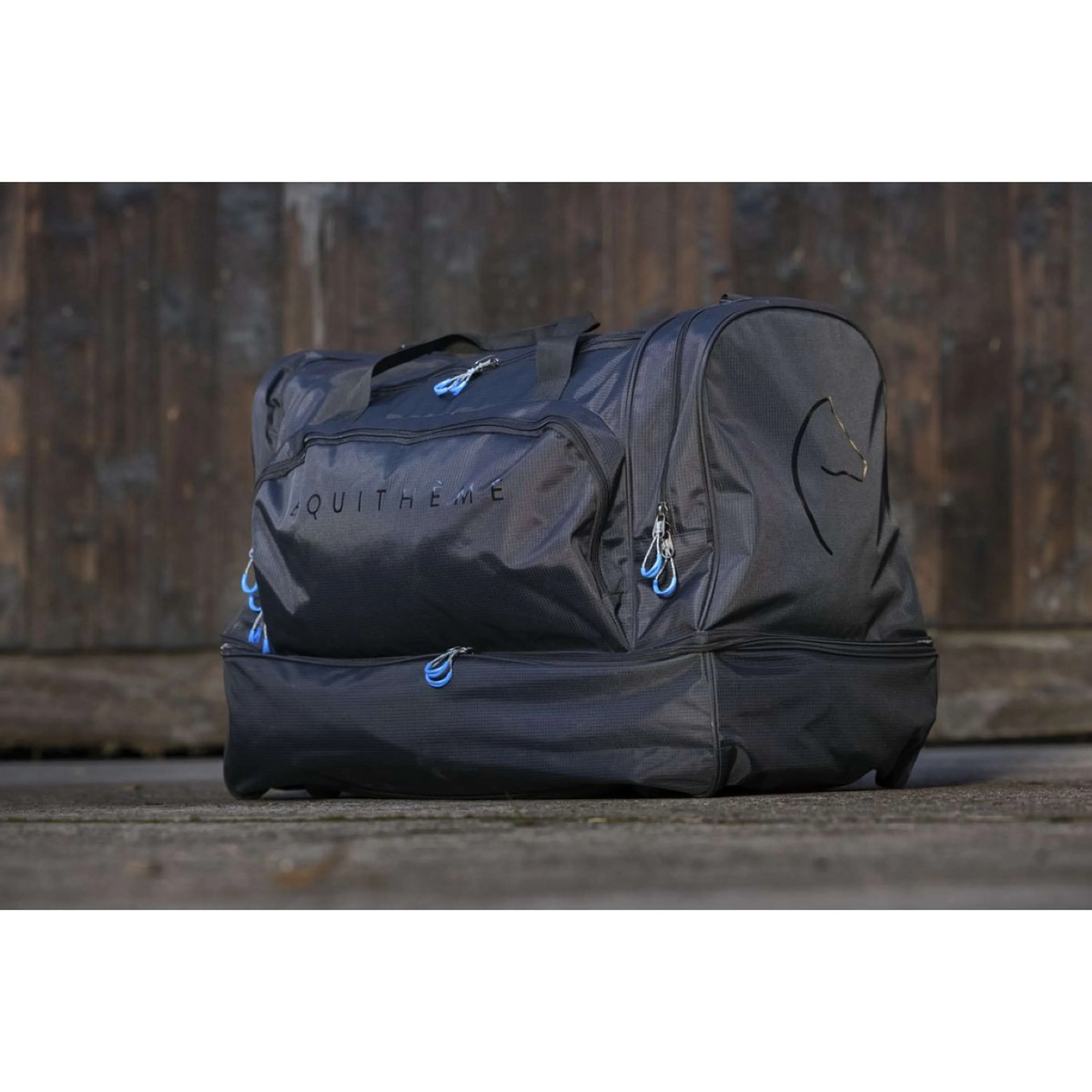 EQUITHÈME Sac de Voyage Sport Grand Noir - Image 4
