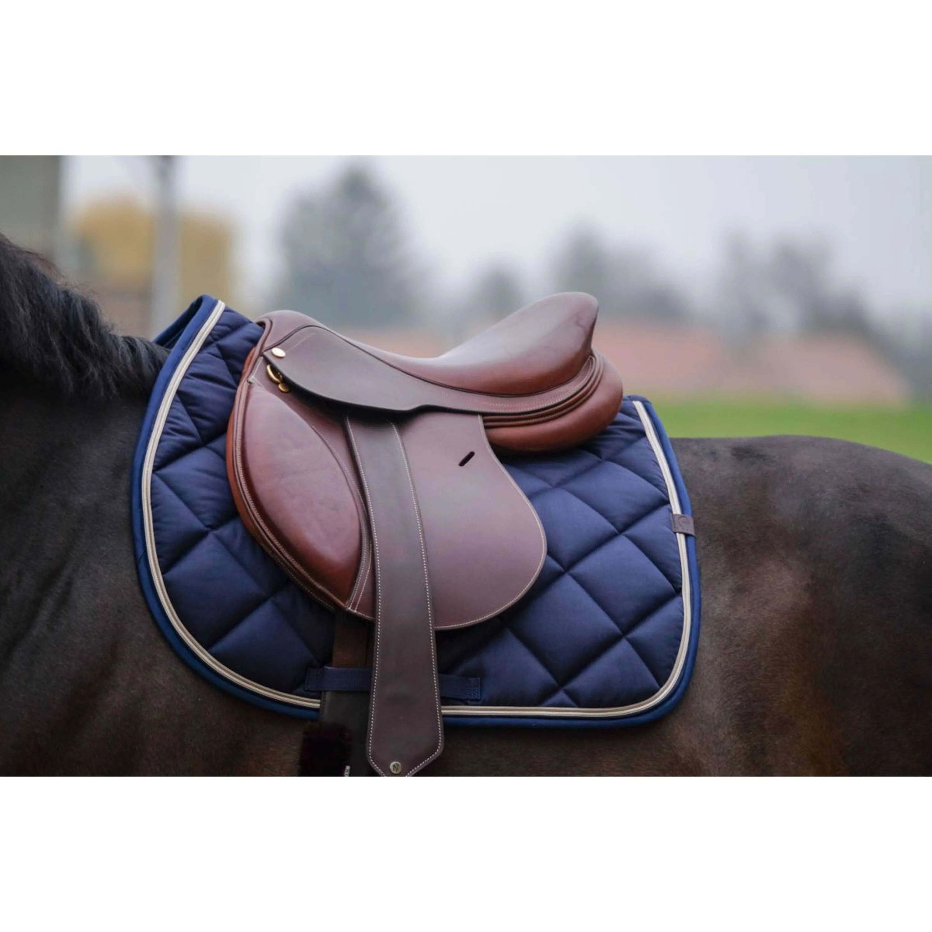 EQUITHÈME Tapis de Selle Classic de Saut Marin - Image 2