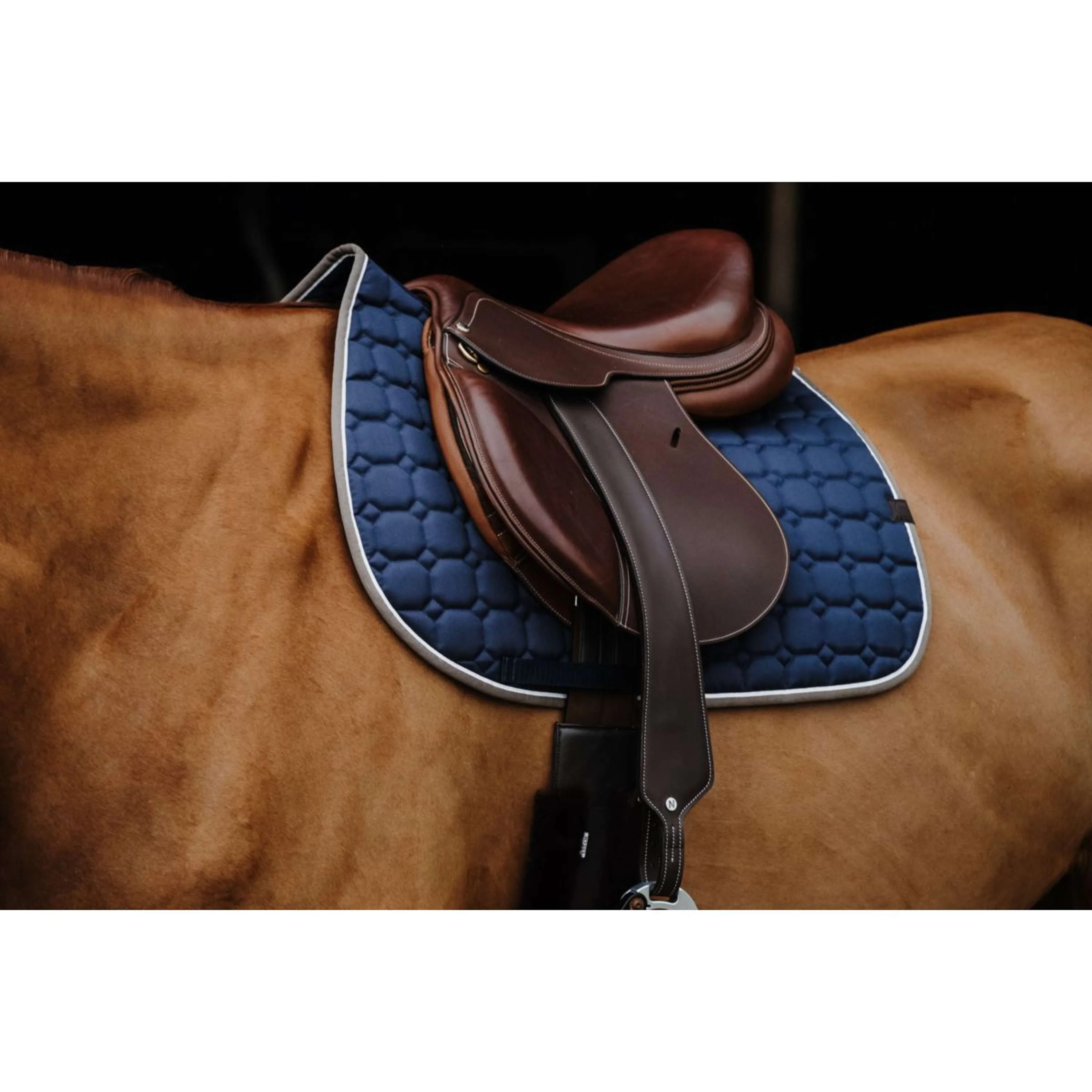 EQUITHÈME Tapis de Selle Orion Marin - Image 2