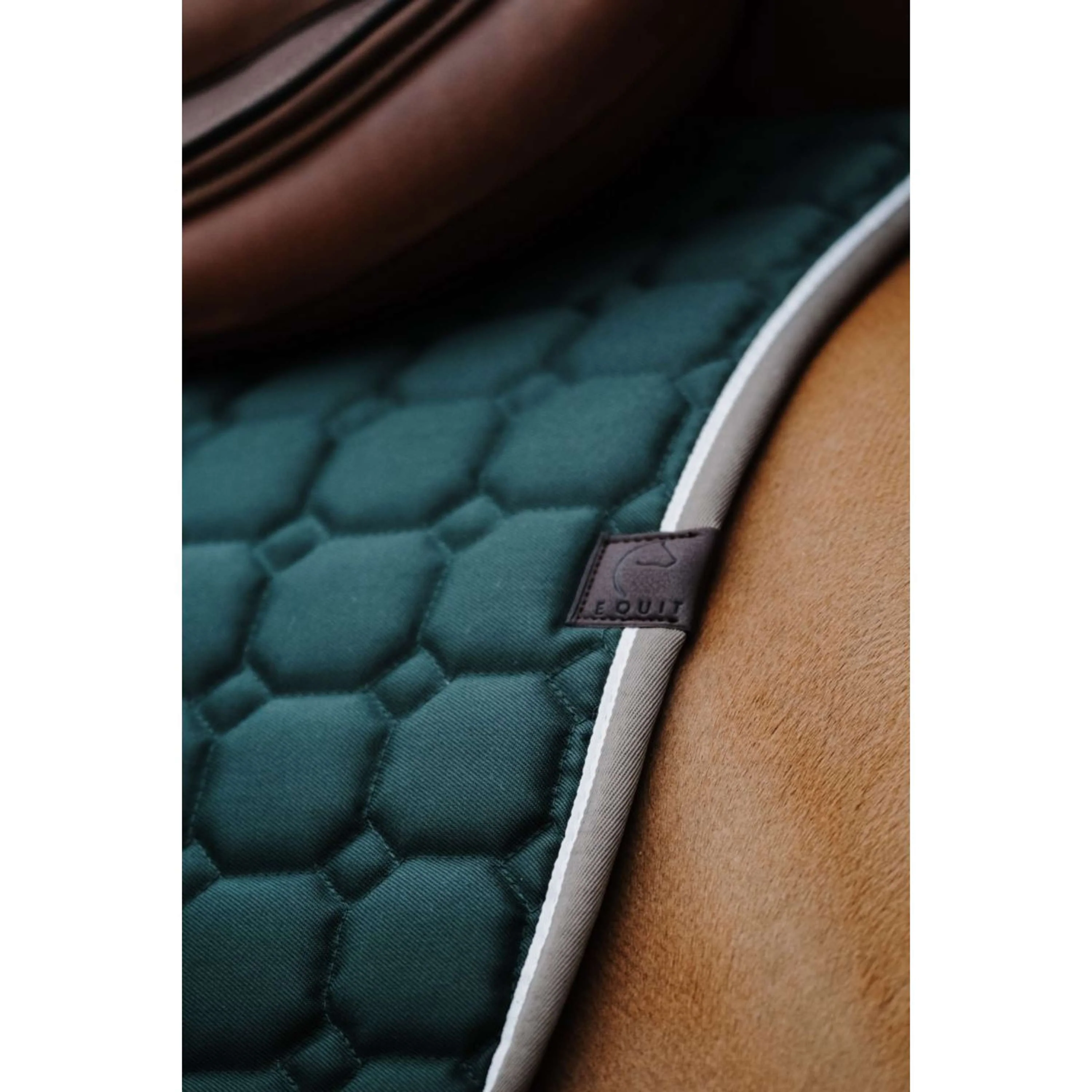 EQUITHÈME Tapis de Selle Orion Vert Foncé - Image 3