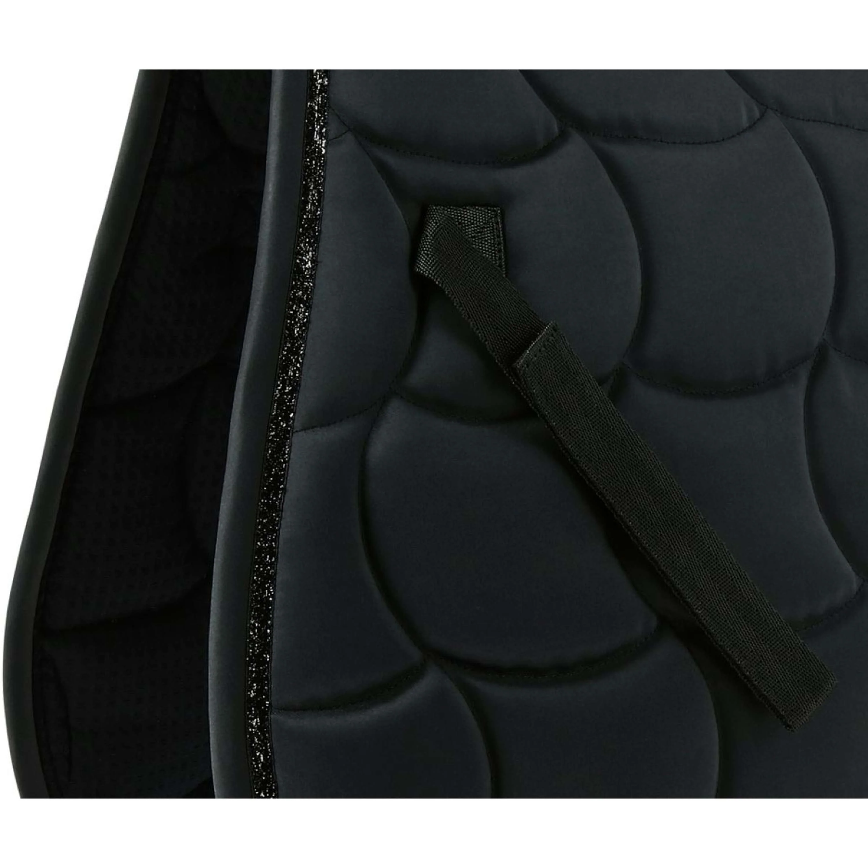 EQUITHÈME Tapis de Selle Satin Polyvalent Noir - Image 4