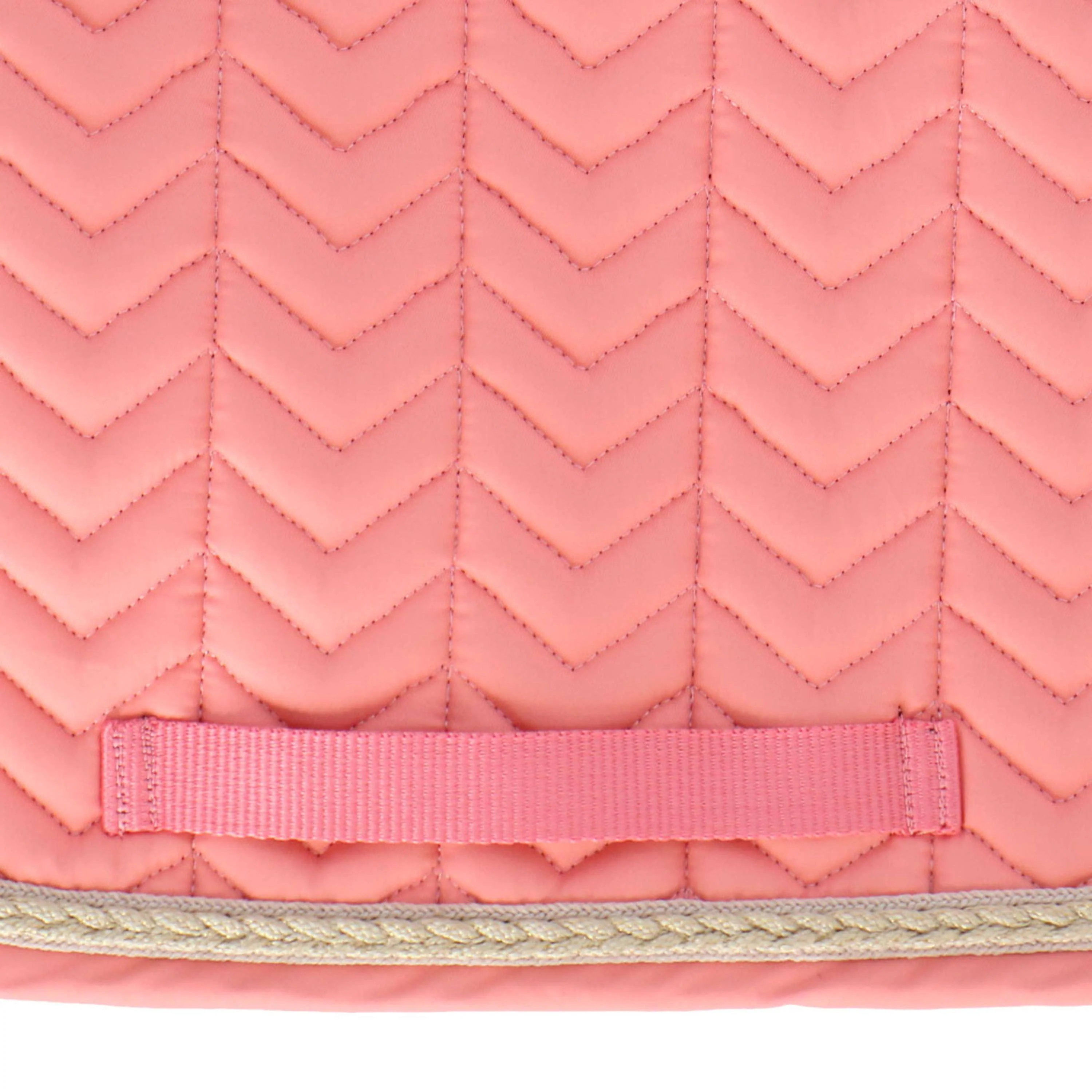 EQUITHÈME Tapis de Selle Softy Jumping Rose Saumon - Image 4