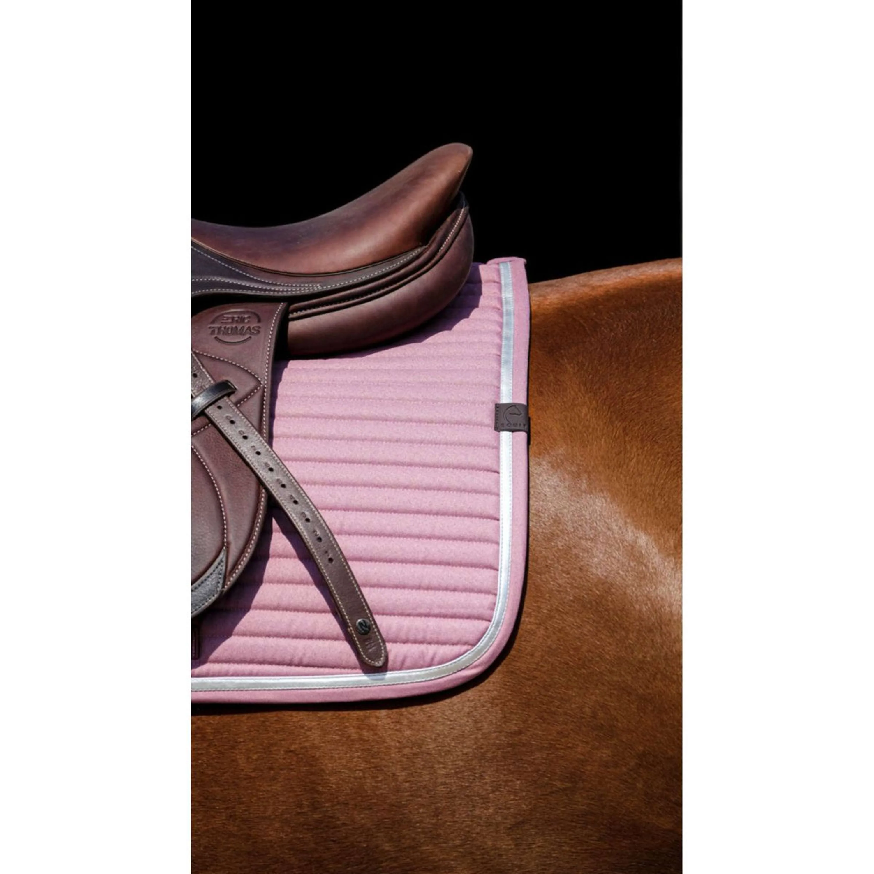 EQUITHÈME Tapis de Selle Spring de Saut Rose - Image 3