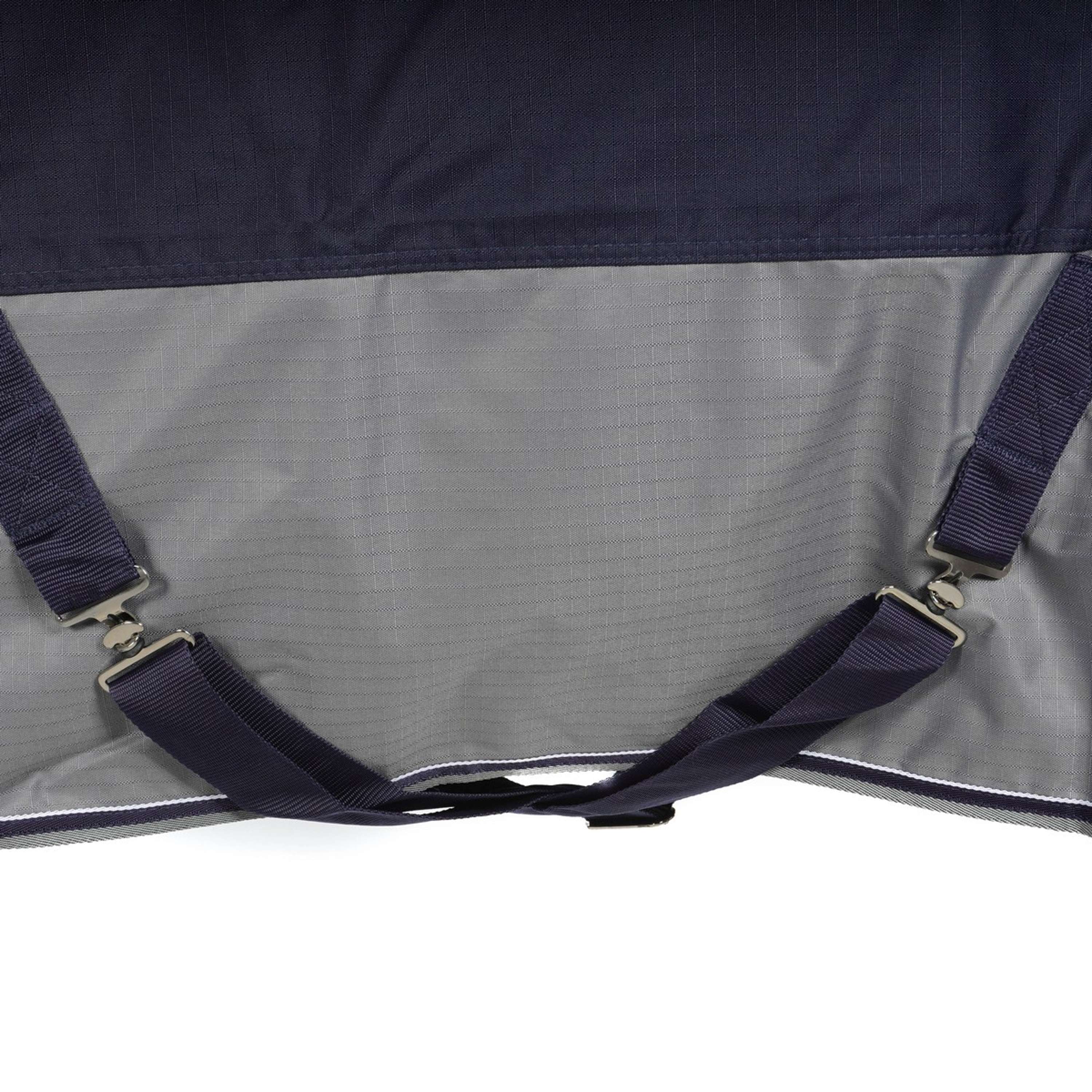 EQUITHÈME Turnout Rug Tyrex Combo 600D 200g Marine/Gris Dots - Image 6