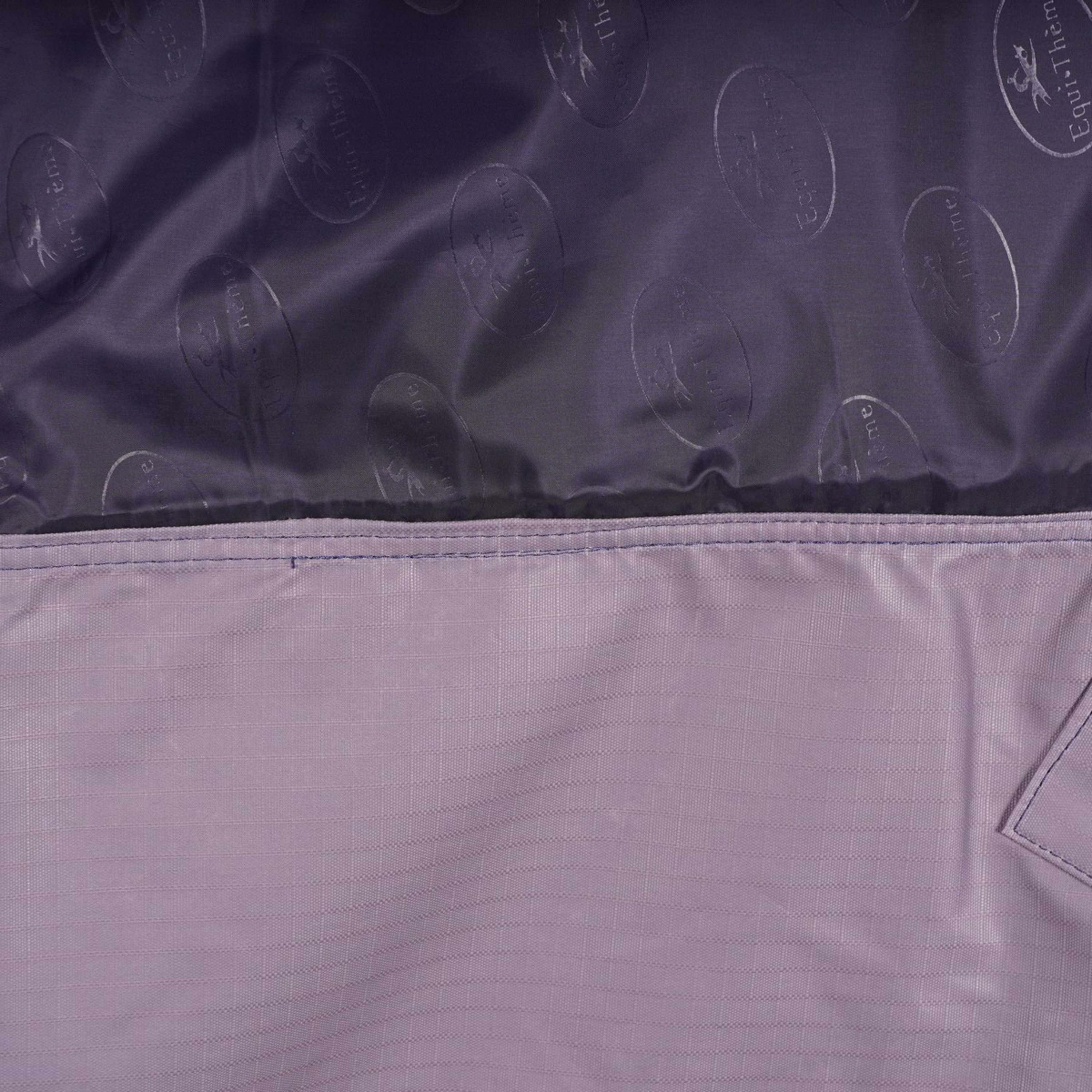 EQUITHÈME Turnout Rug Tyrex Combo 600D 200g Marine/Gris Dots - Image 9