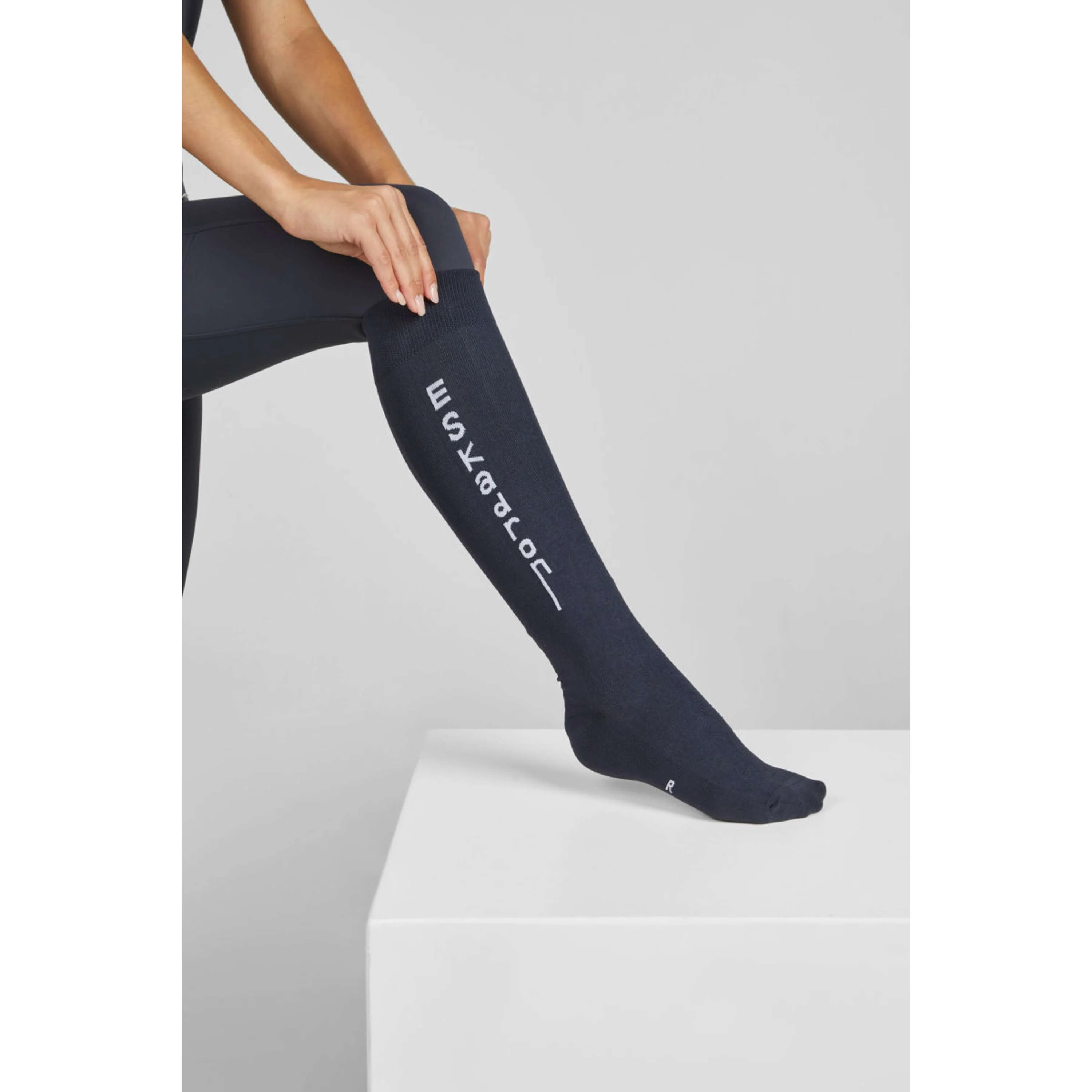 Eskadron Chaussettes d'Équitation Classic Sports Marin - Image 2