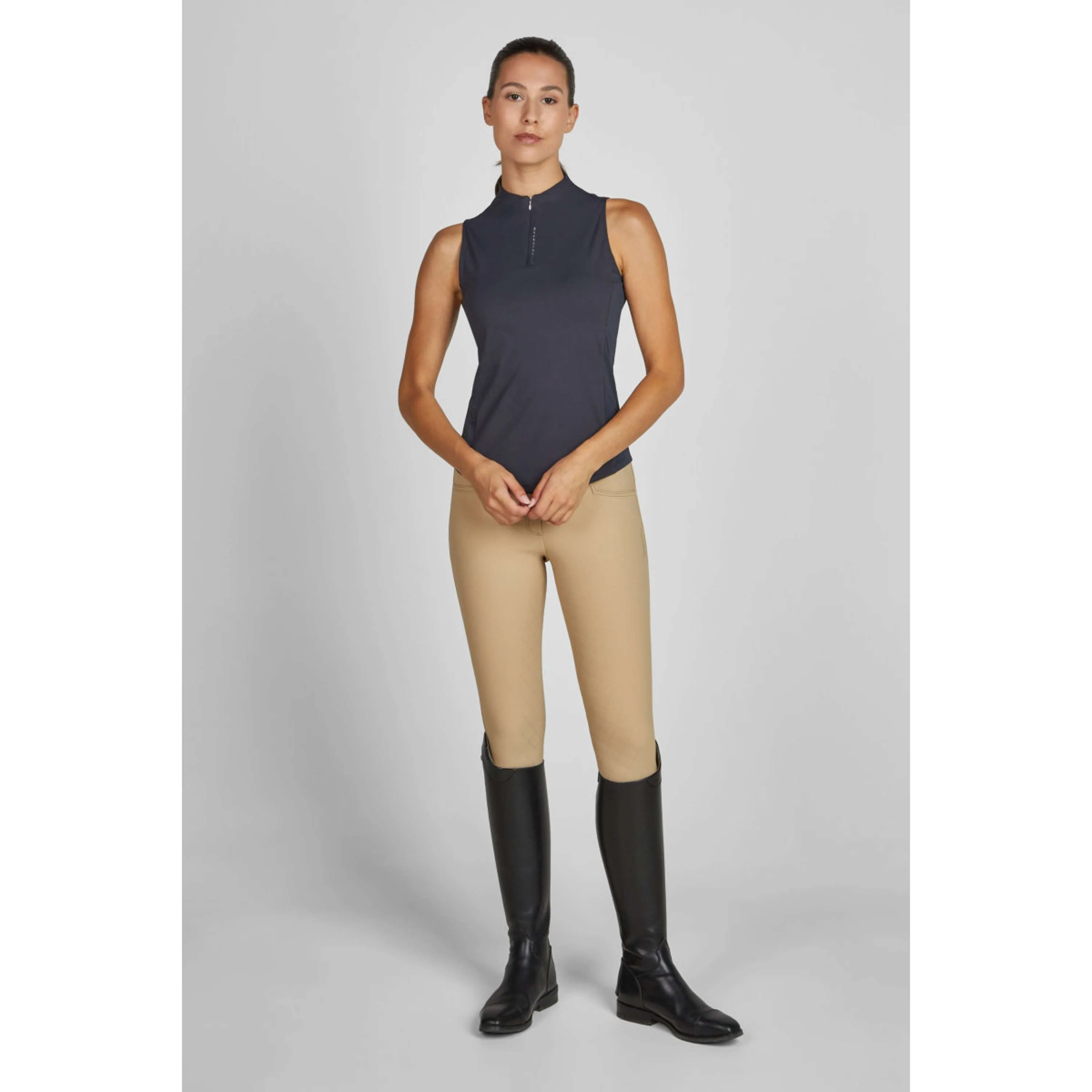 Eskadron Haut Classic Sports Sans Manche Marin - Image 3